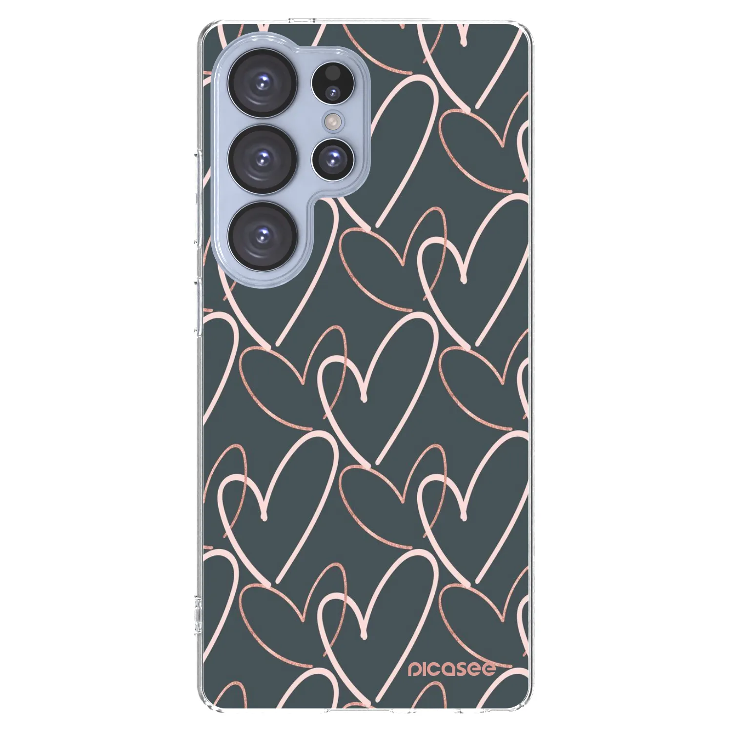 Picasee silikonska prozirna maskica za Samsung Galaxy S25 Ultra 5G - Lots of love