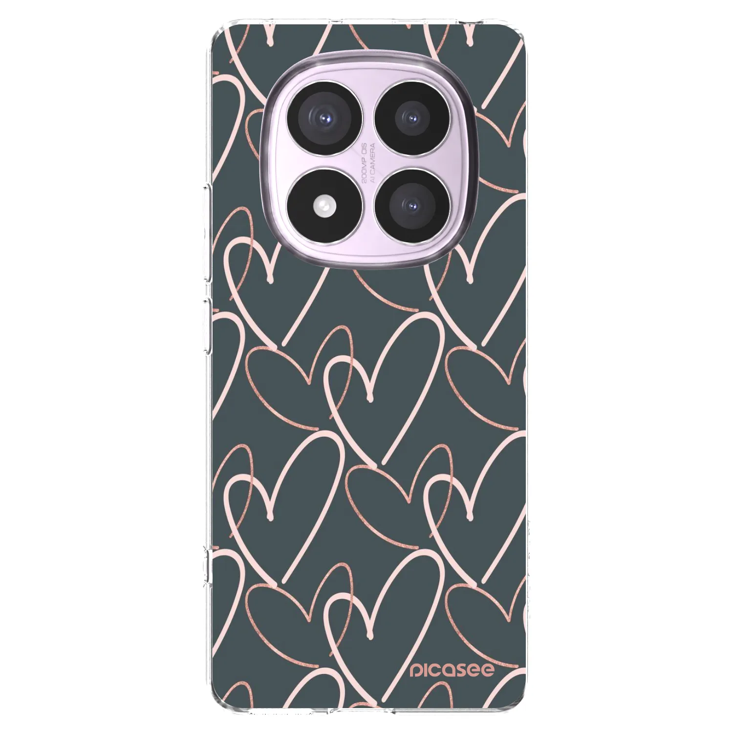 Picasee silikonska prozirna maskica za Xiaomi Redmi Note 14 Pro 4G - Lots of love