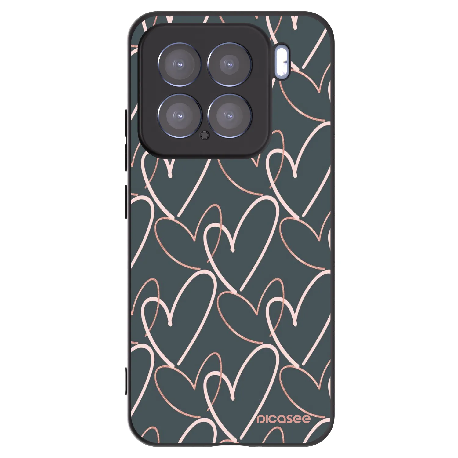Picasee crna silikonska maskica za Xiaomi 15 - Lots of love
