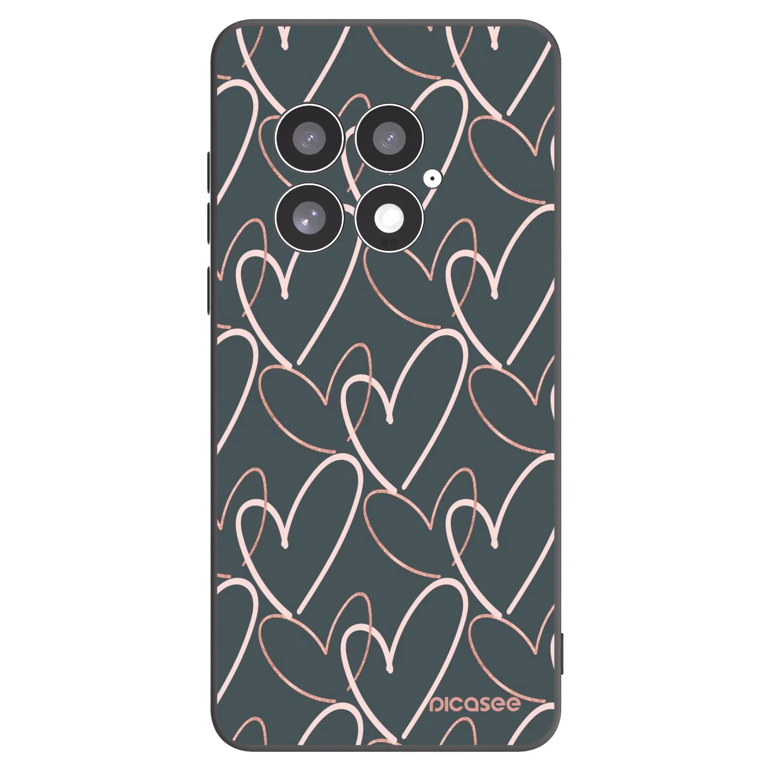 Picasee crna silikonska maskica za OnePlus 13 5G - Lots of love