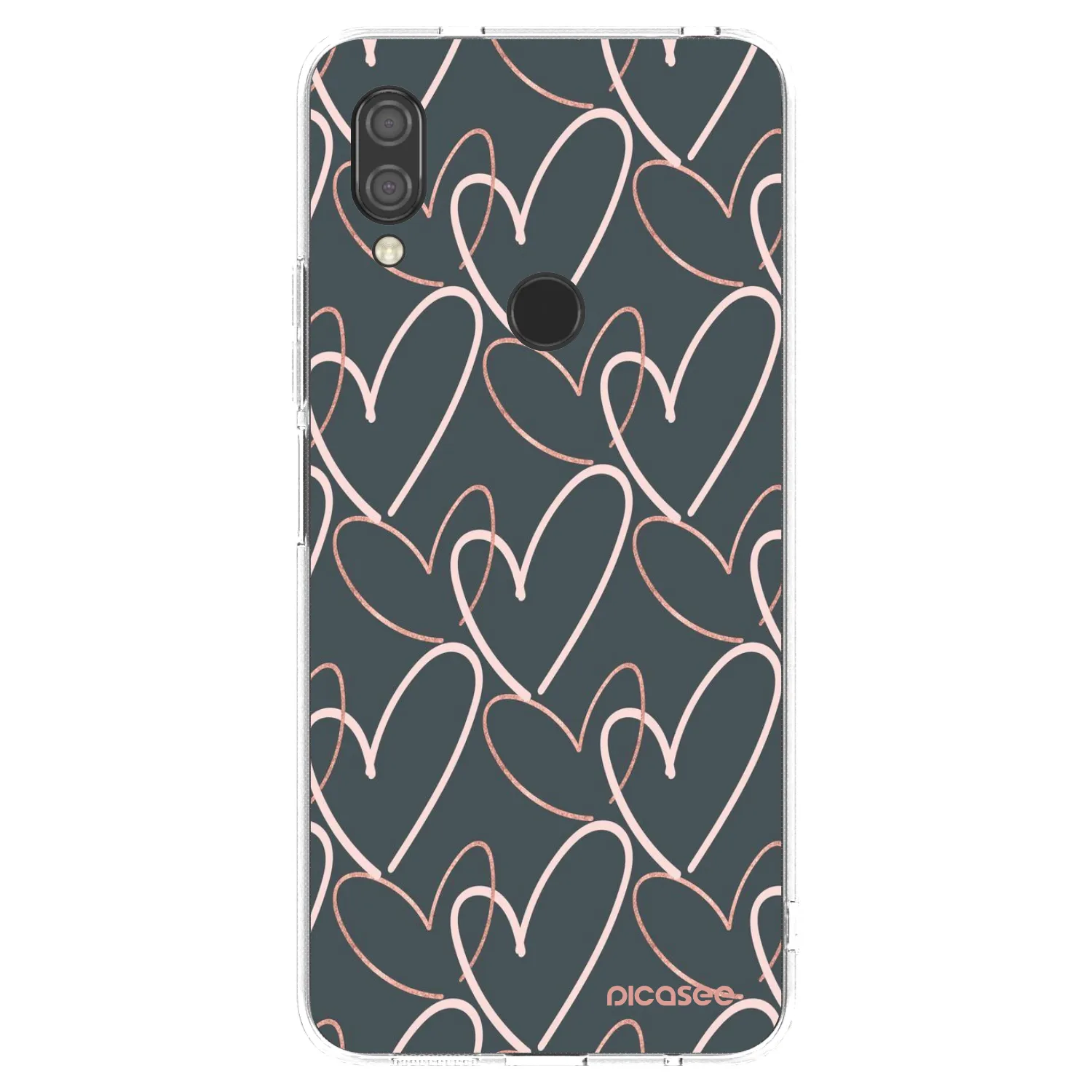 Picasee silikonska prozirna maskica za Xiaomi Redmi 7 - Lots of love