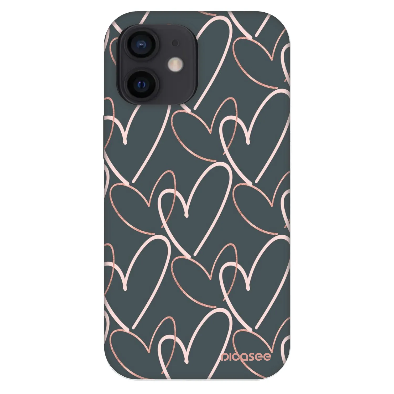 Picasee Fashion Case za Apple iPhone 12 mini - Lots of love