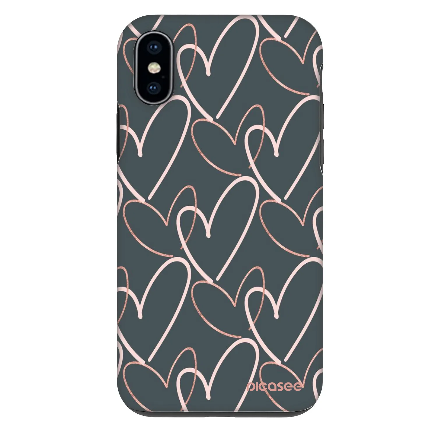 Picasee Fashion Case za Apple iPhone X/XS - Lots of love