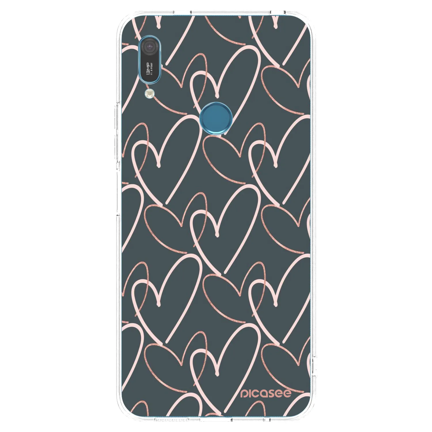 Picasee silikonska prozirna maskica za Huawei Y6 2019 - Lots of love