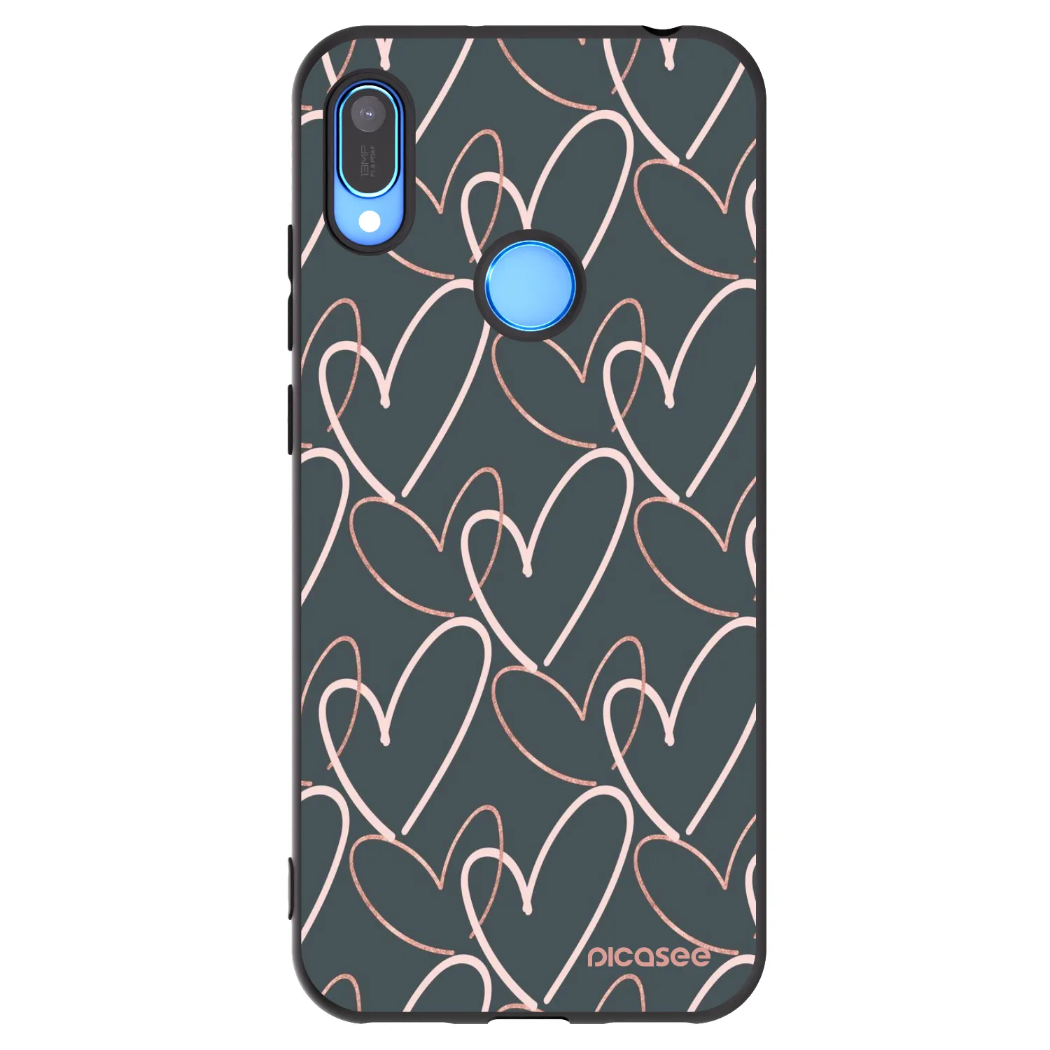 Picasee crna silikonska maskica za Huawei Y6 2019 - Lots of love
