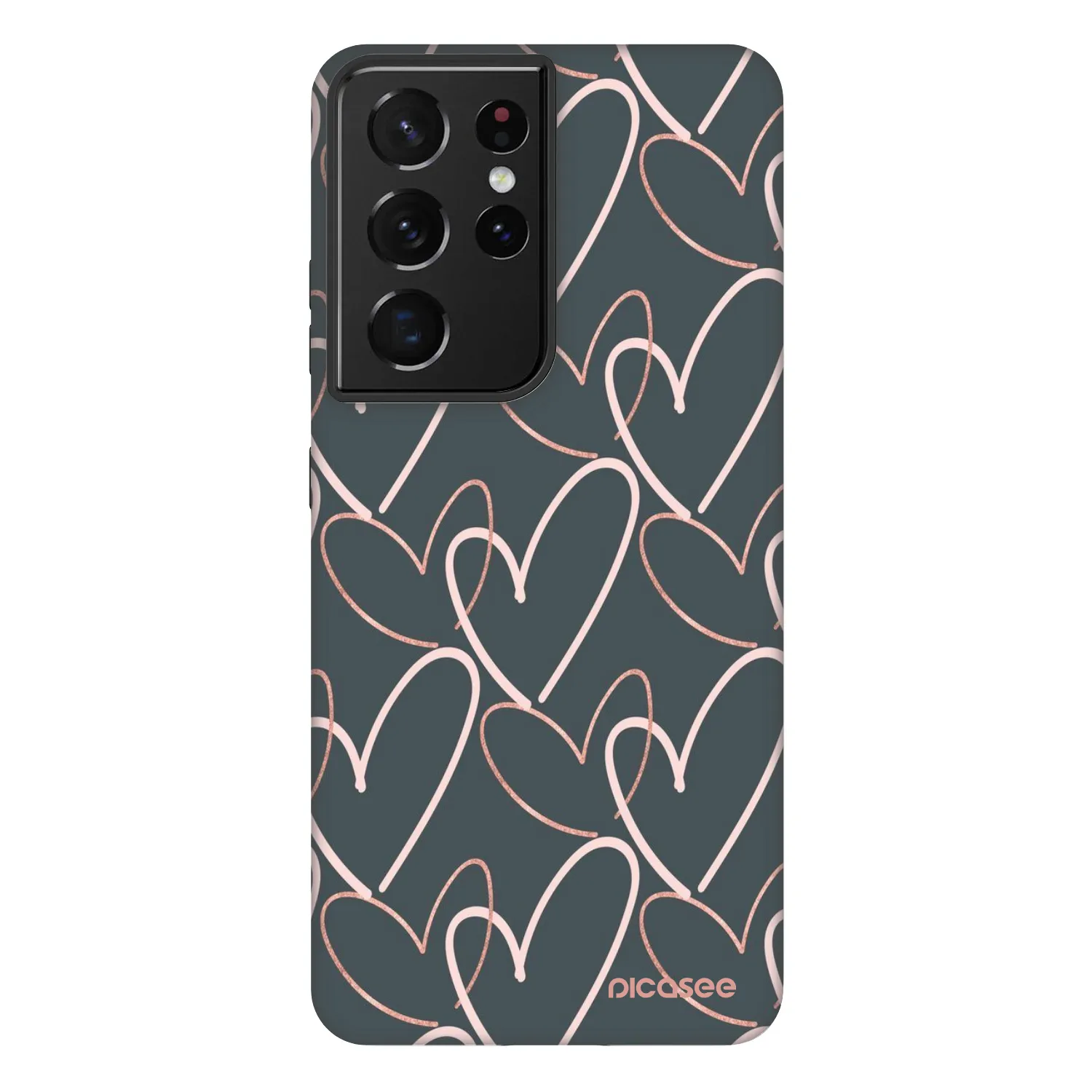 Picasee Fashion Case za Samsung Galaxy S21 Ultra 5G G998B - Lots of love