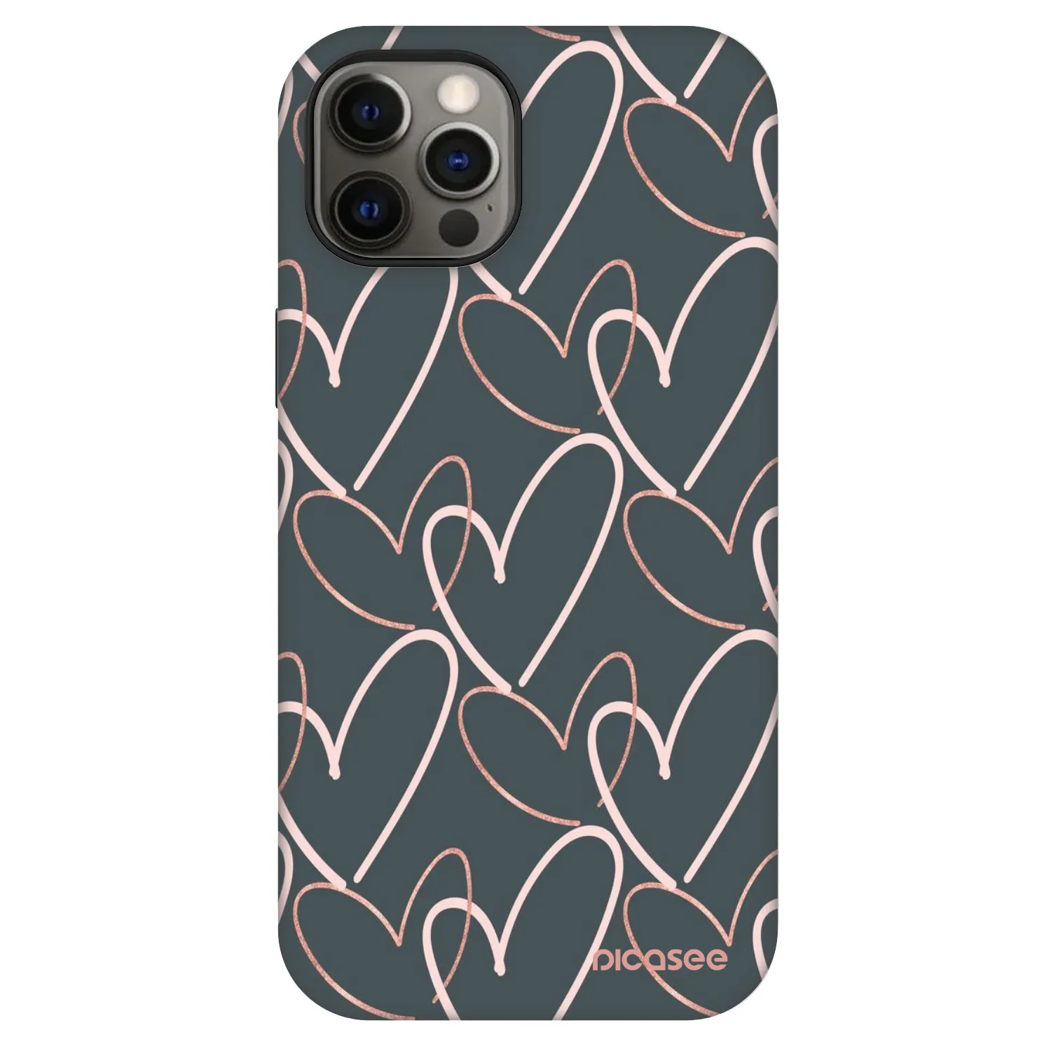 Picasee Fashion Case MagSafe za Apple iPhone 12 Pro - Lots of love