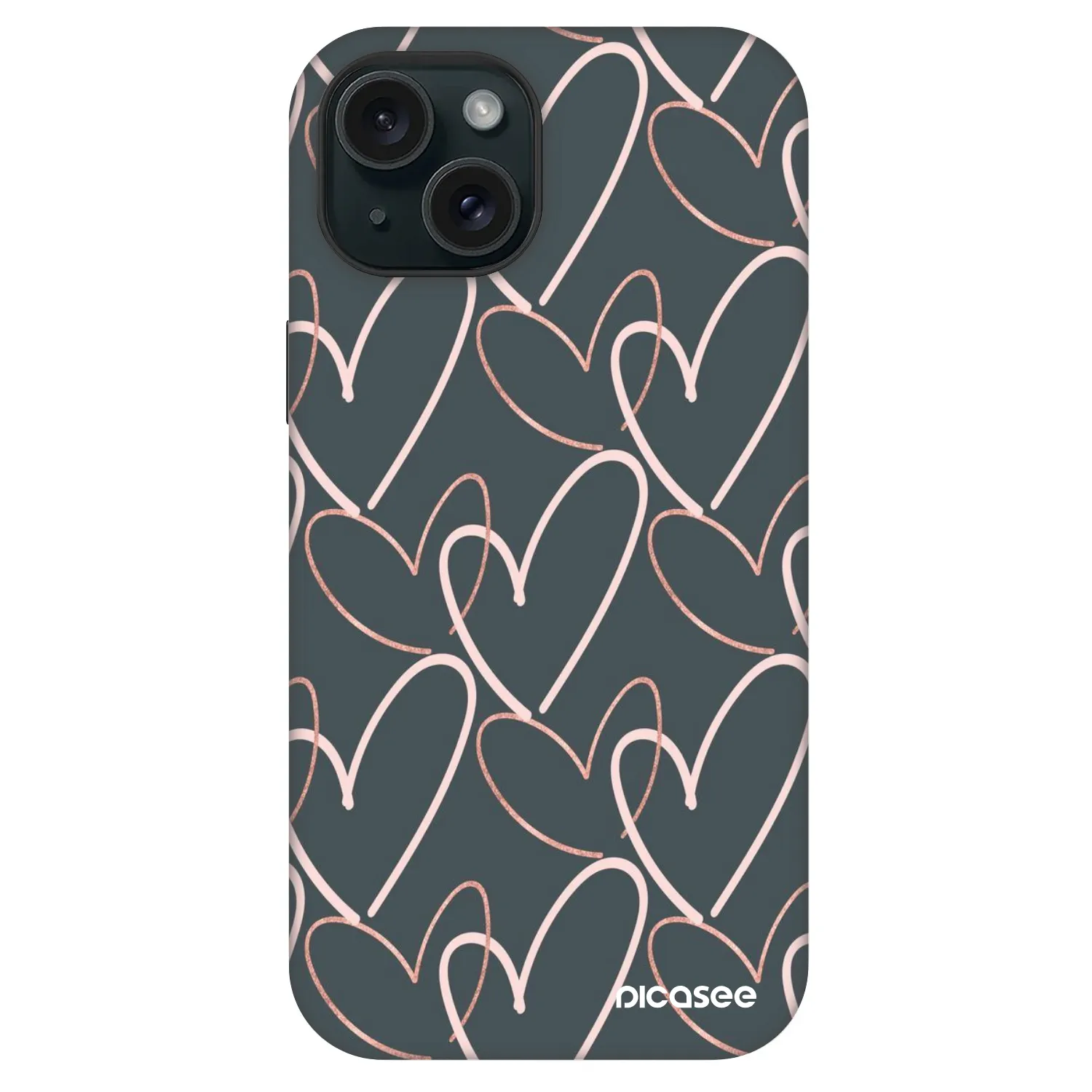 Picasee Fashion Case MagSafe za Apple iPhone 15 - Lots of love