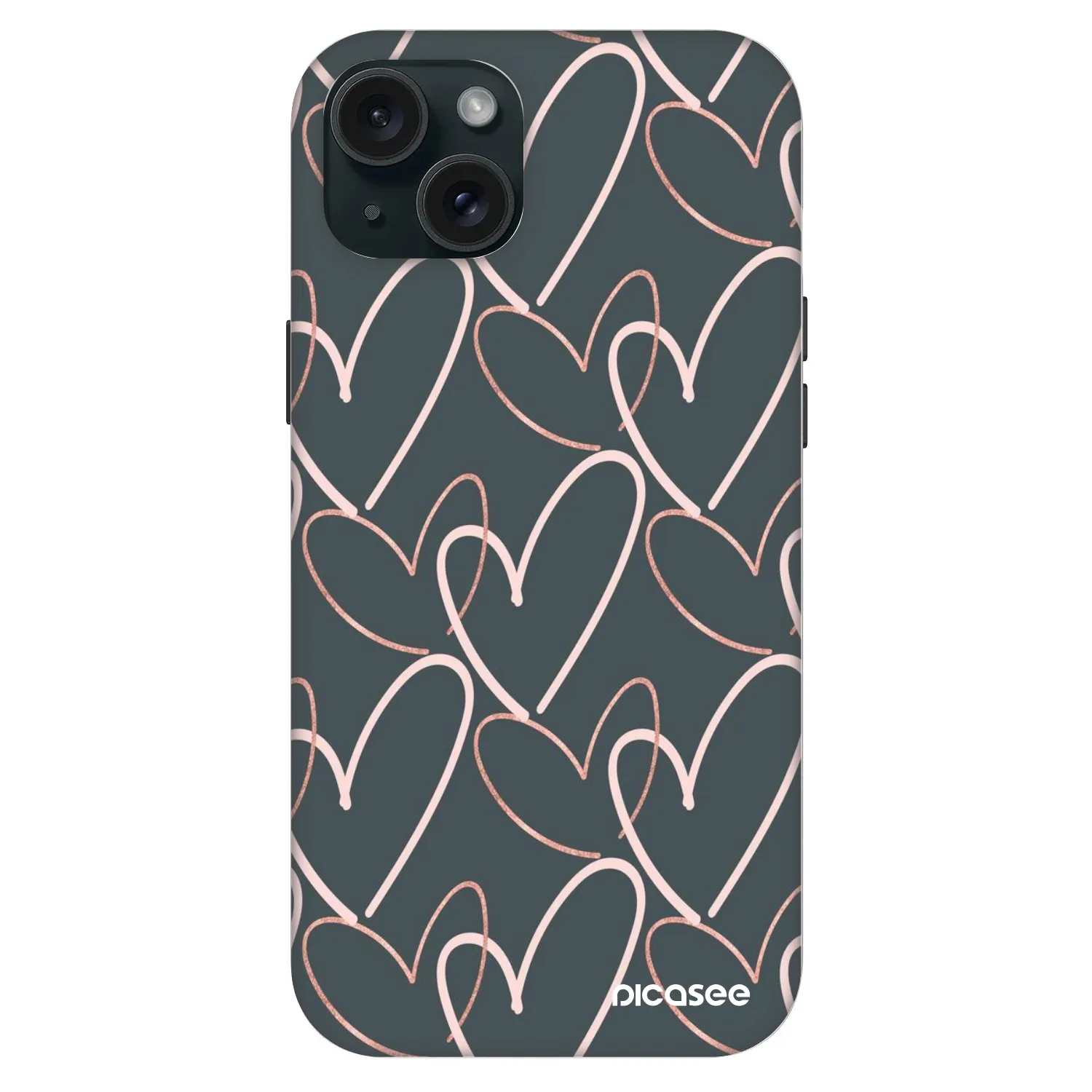 Picasee Fashion Case MagSafe za Apple iPhone 15 Plus - Lots of love