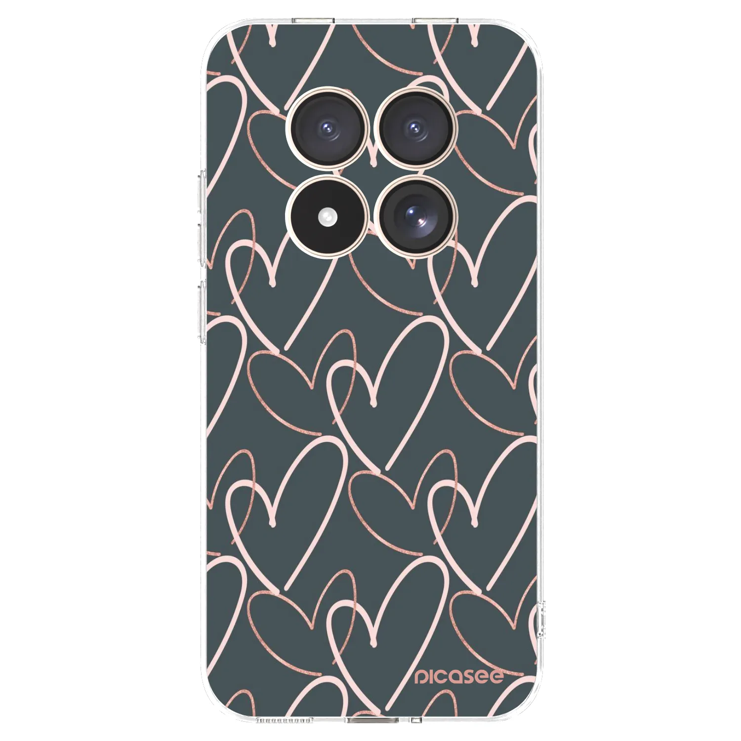 Picasee silikonska prozirna maskica za Xiaomi Redmi Note 15 Pro 4G - Lots of love