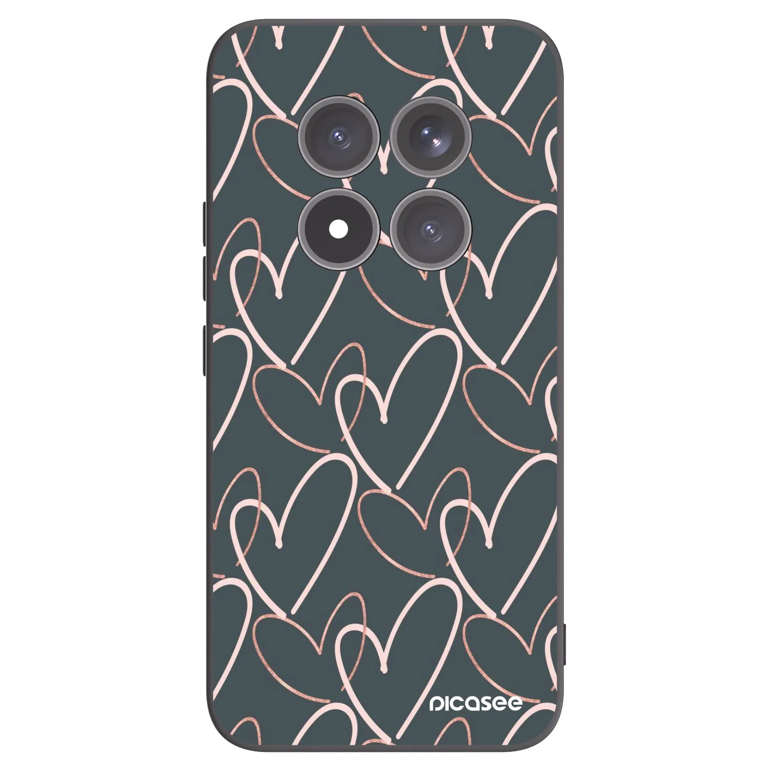Picasee crna silikonska maskica za Xiaomi Redmi Note 15 Pro+ - Lots of love