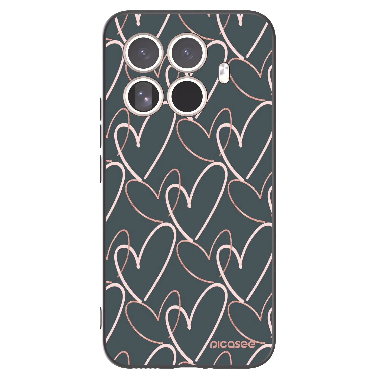Picasee crna silikonska maskica za Xiaomi 15T Pro - Lots of love