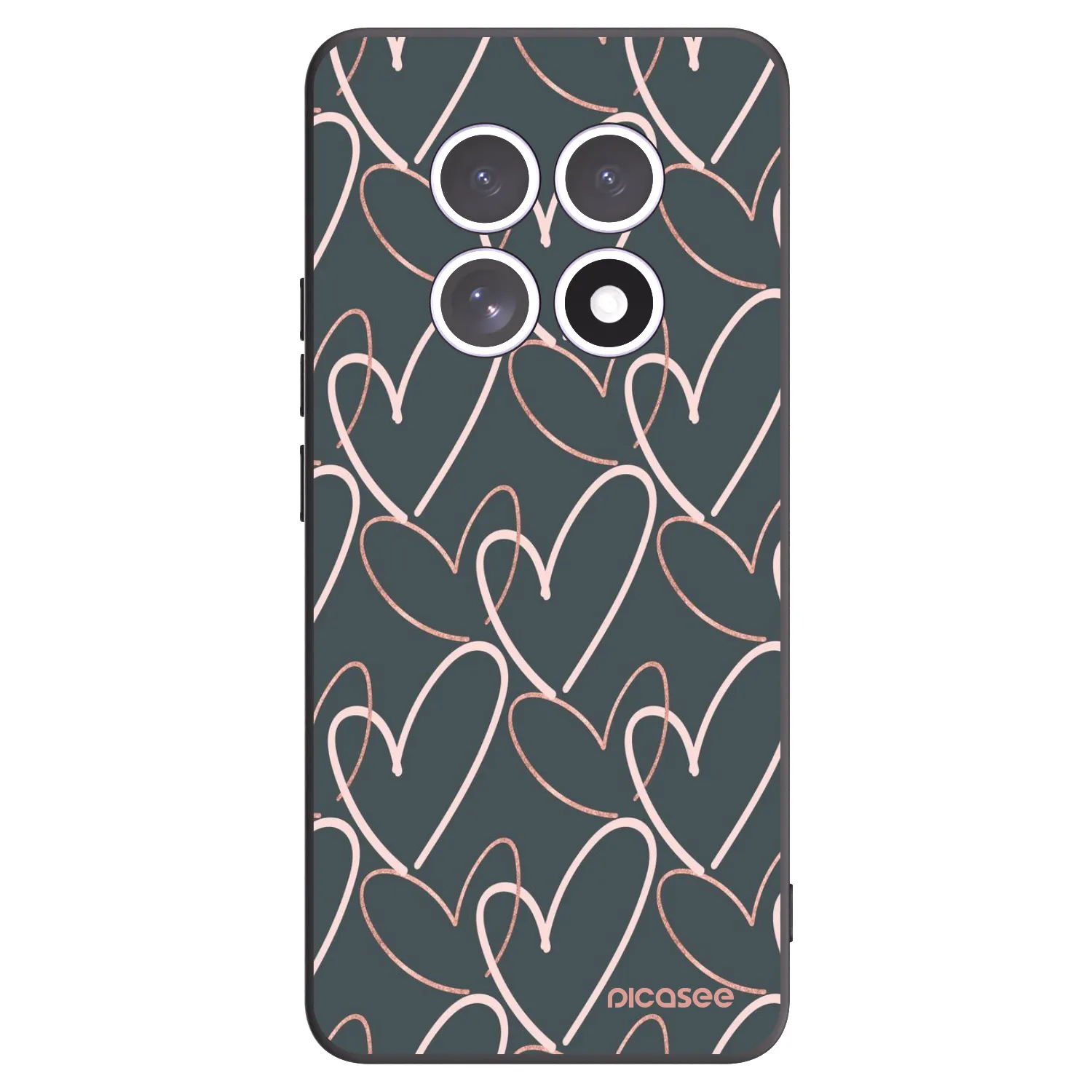 Picasee crna silikonska maskica za Xiaomi Redmi Note 15 - Lots of love