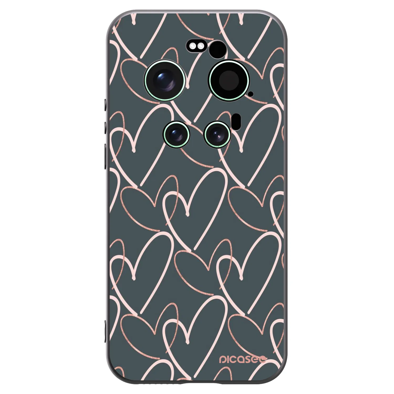 Picasee crna silikonska maskica za Xiaomi 17 Ultra - Lots of love