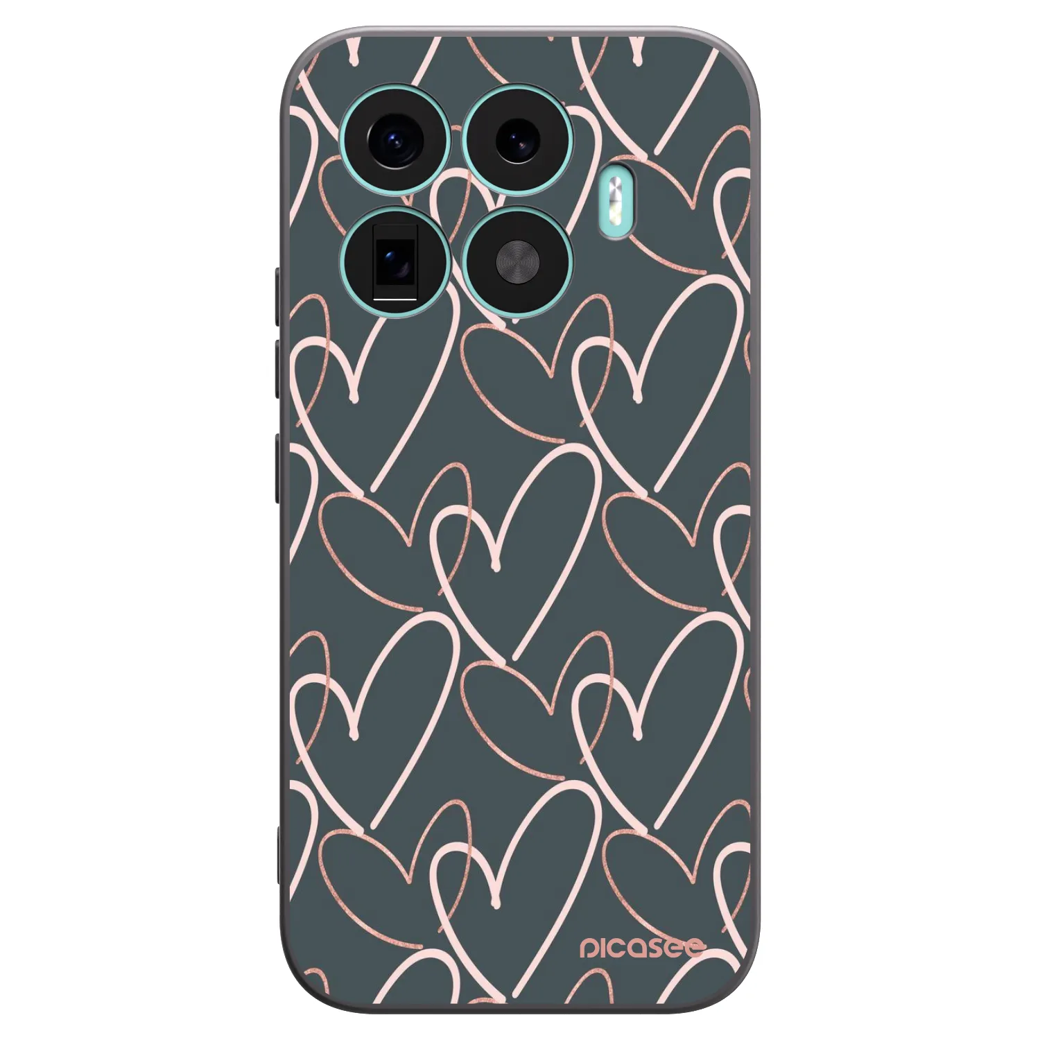Picasee crna silikonska maskica za Xiaomi 17T - Lots of love