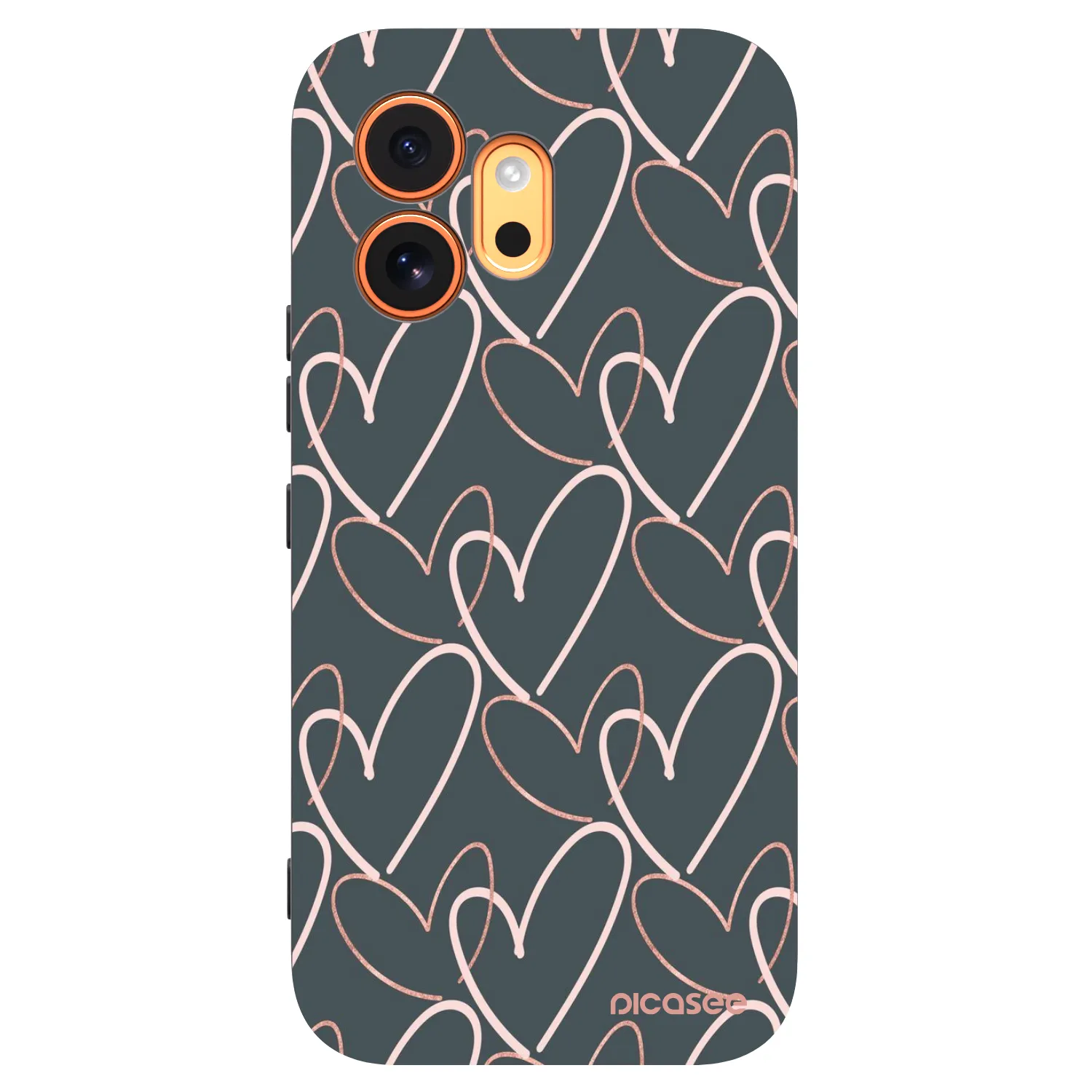 Picasee crna silikonska maskica za Honor 600 - Lots of love