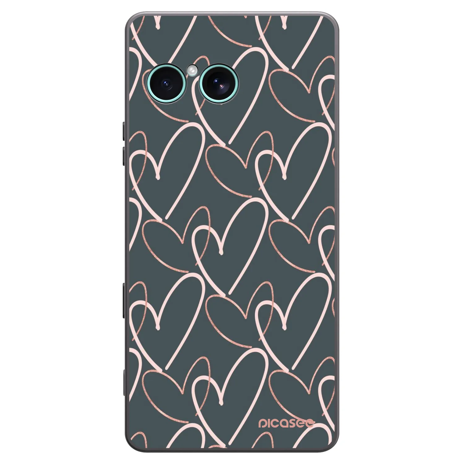 Picasee crna silikonska maskica za Sony Xperia 10 VII - Lots of love