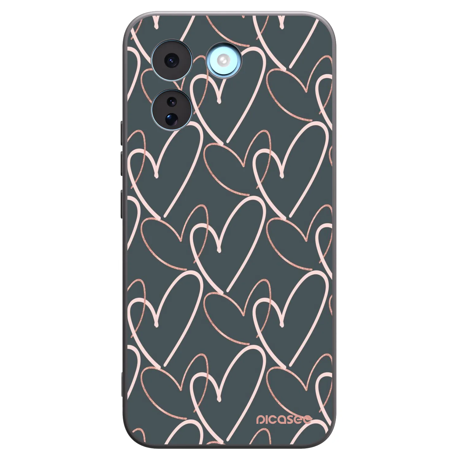 Picasee crna silikonska maskica za Xiaomi Redmi Note 17 Pro MAX 5G - Lots of love