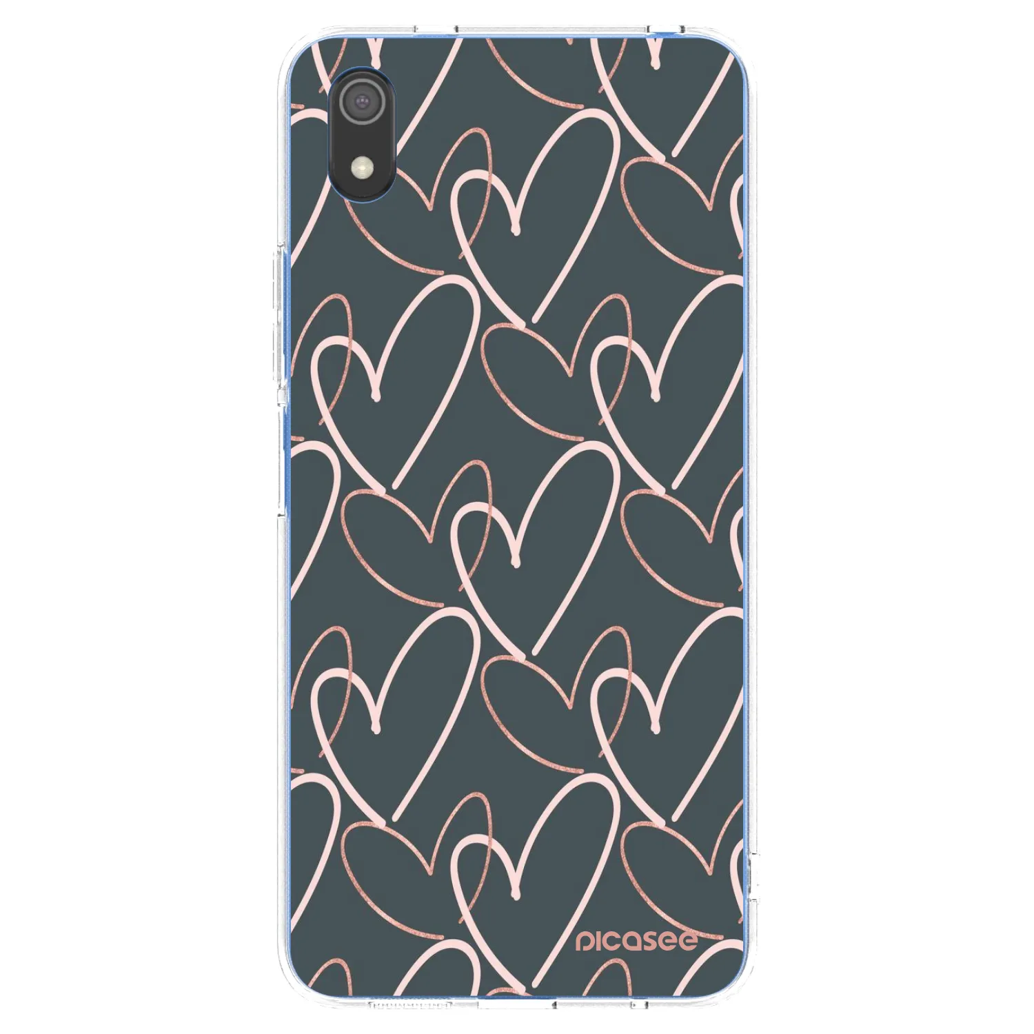Picasee silikonska prozirna maskica za Xiaomi Redmi 7A - Lots of love