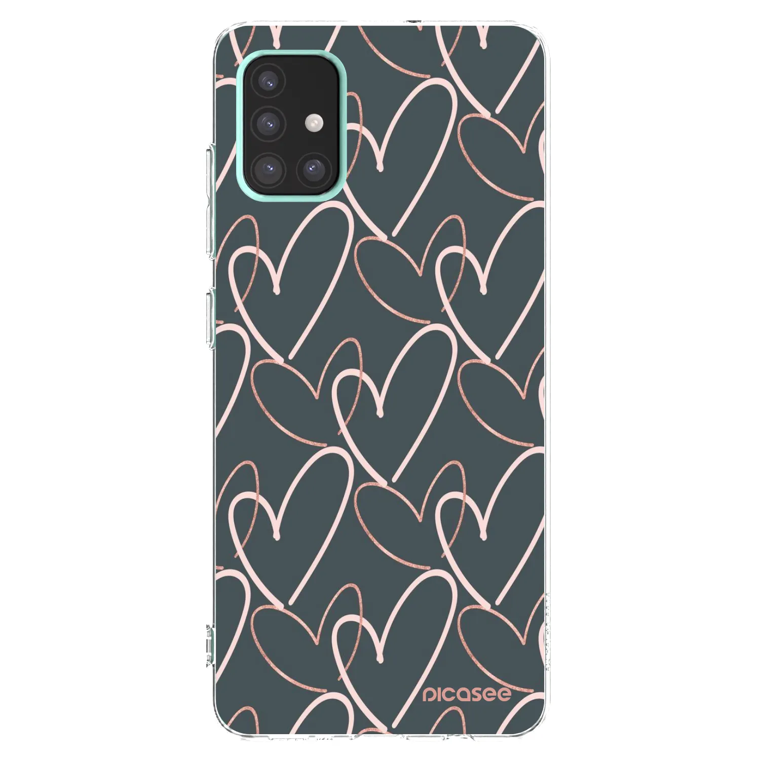 Picasee silikonska prozirna maskica za Samsung Galaxy A51 A515F - Lots of love