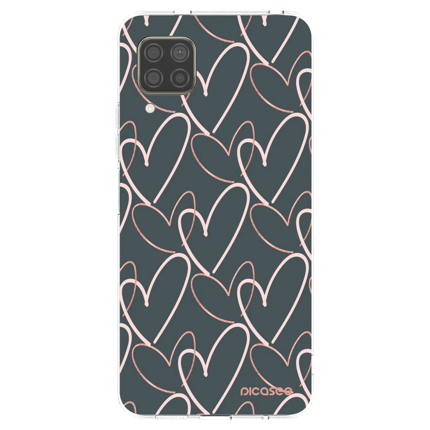Picasee silikonska prozirna maskica za Huawei P40 Lite - Lots of love