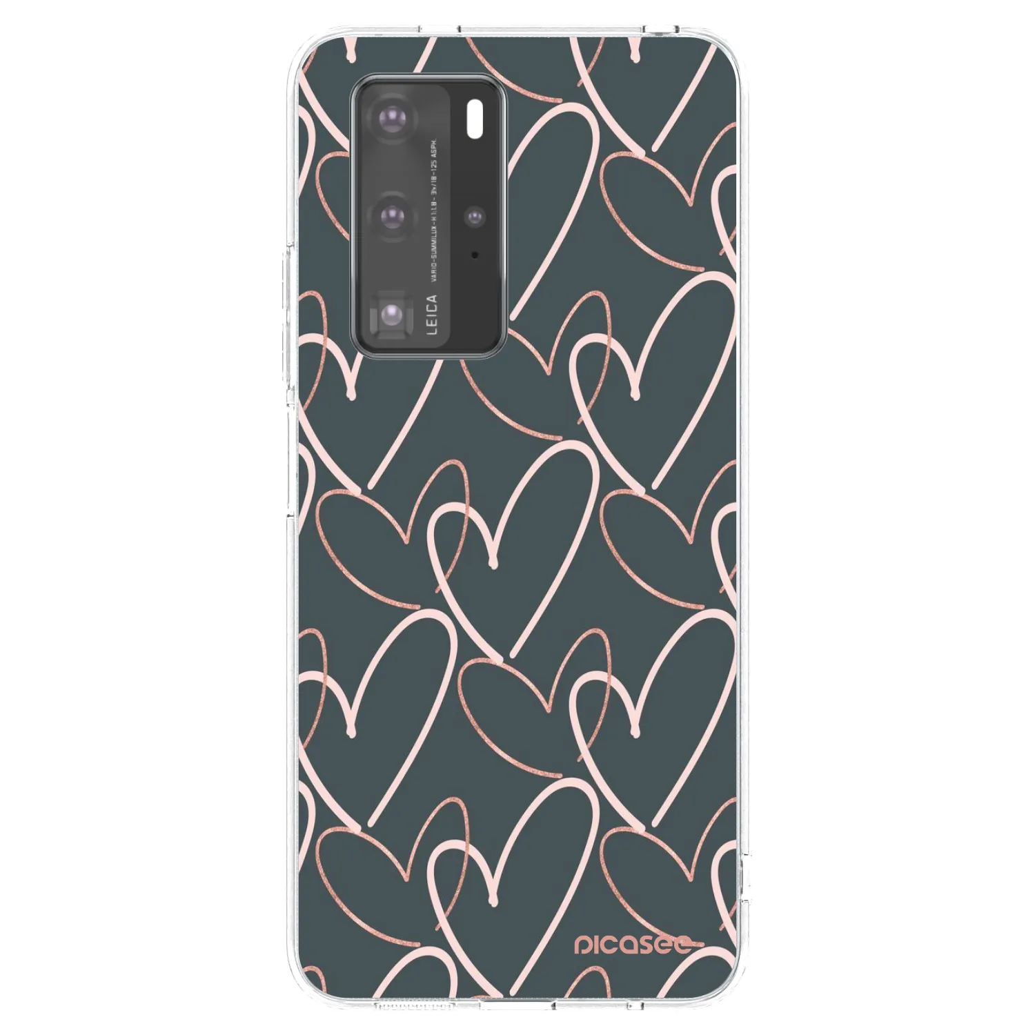 Picasee silikonska prozirna maskica za Huawei P40 Pro - Lots of love