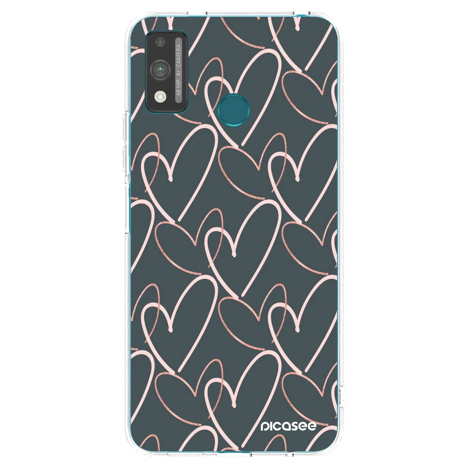 Picasee silikonska prozirna maskica za Honor 9X Lite - Lots of love