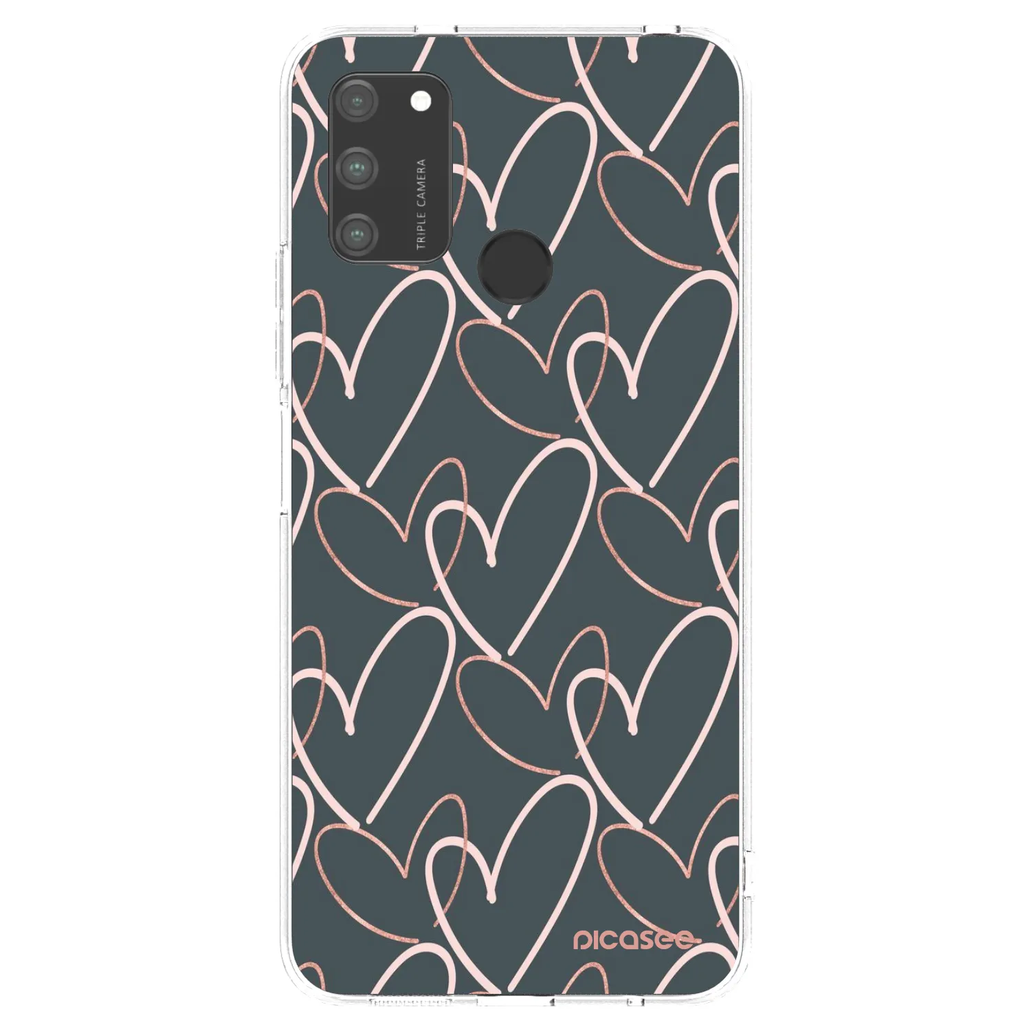 Picasee silikonska prozirna maskica za Honor 9A - Lots of love