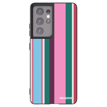 Picasee crna silikonska maskica za Samsung Galaxy S21 Ultra 5G G998B - Cabana club