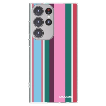 Picasee silikonska prozirna maskica za Samsung Galaxy S23 Ultra 5G - Cabana club