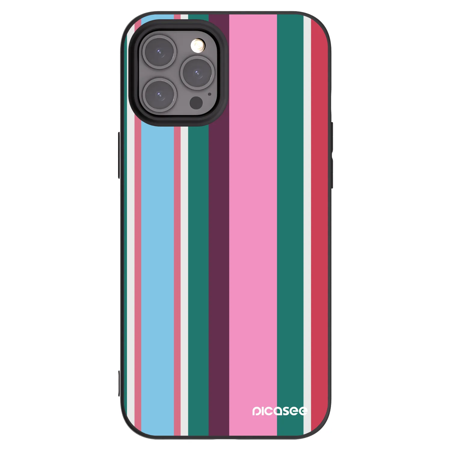 Picasee crna silikonska maskica za Apple iPhone 12 Pro Max - Cabana club