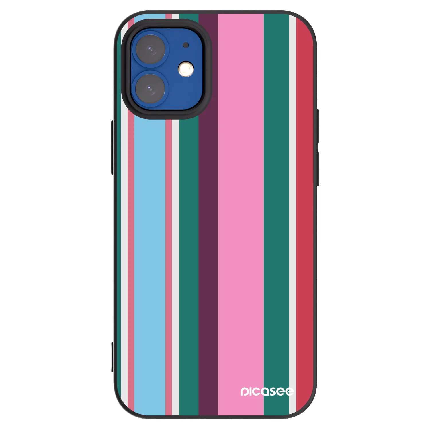 Picasee crna silikonska maskica za Apple iPhone 12 mini - Cabana club