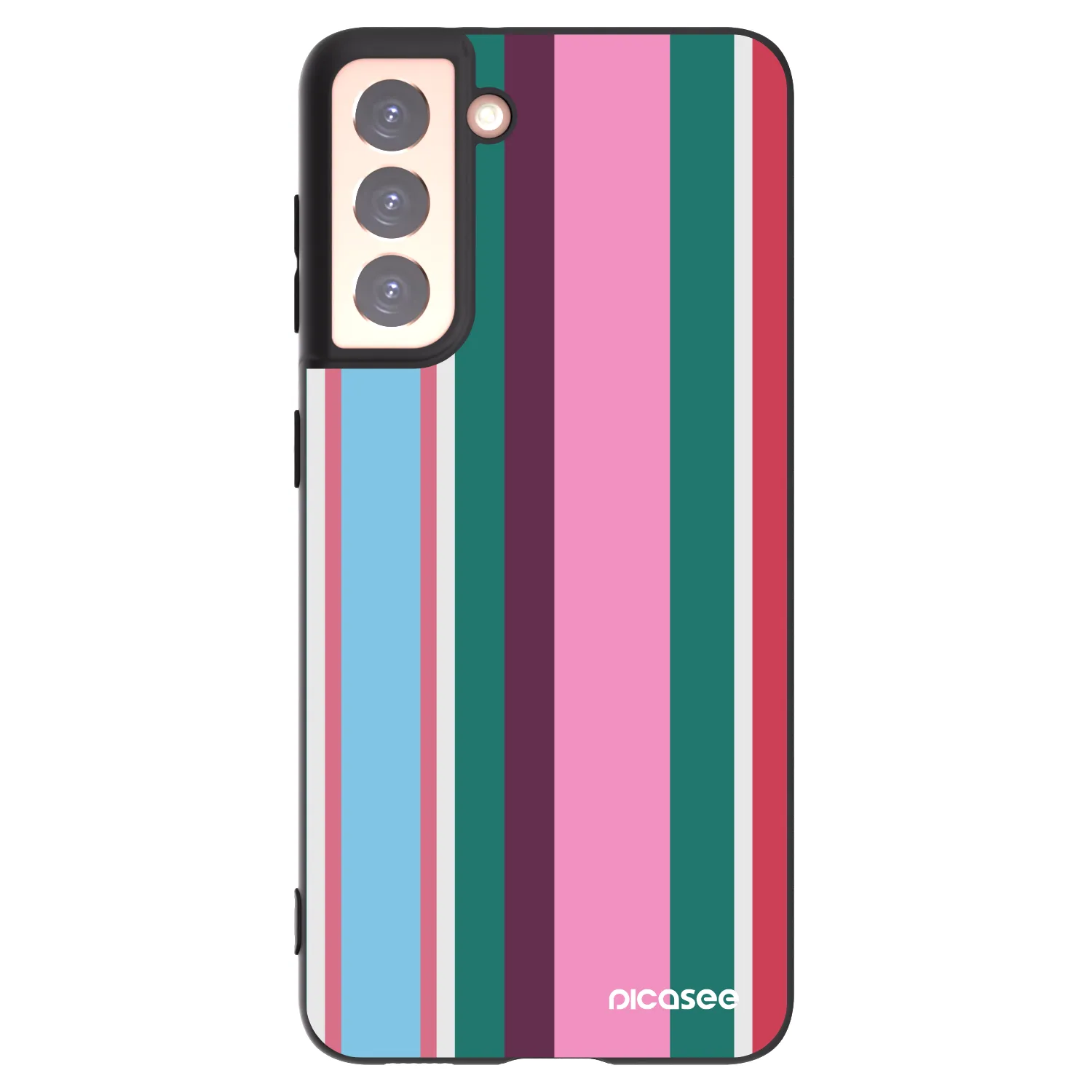 Picasee crna silikonska maskica za Samsung Galaxy S21 5G G991B - Cabana club