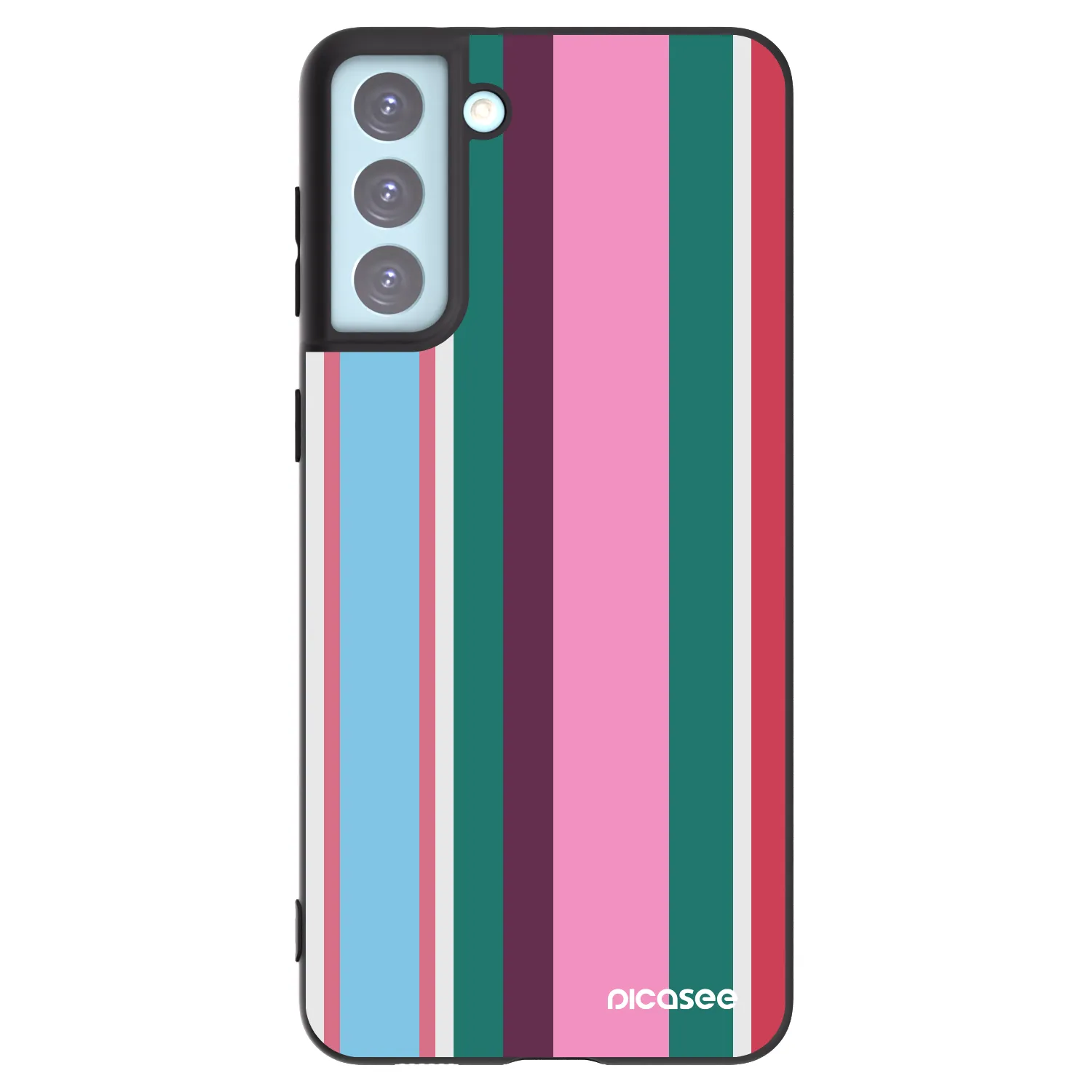 Picasee crna silikonska maskica za Samsung Galaxy S21+ 5G G996F - Cabana club