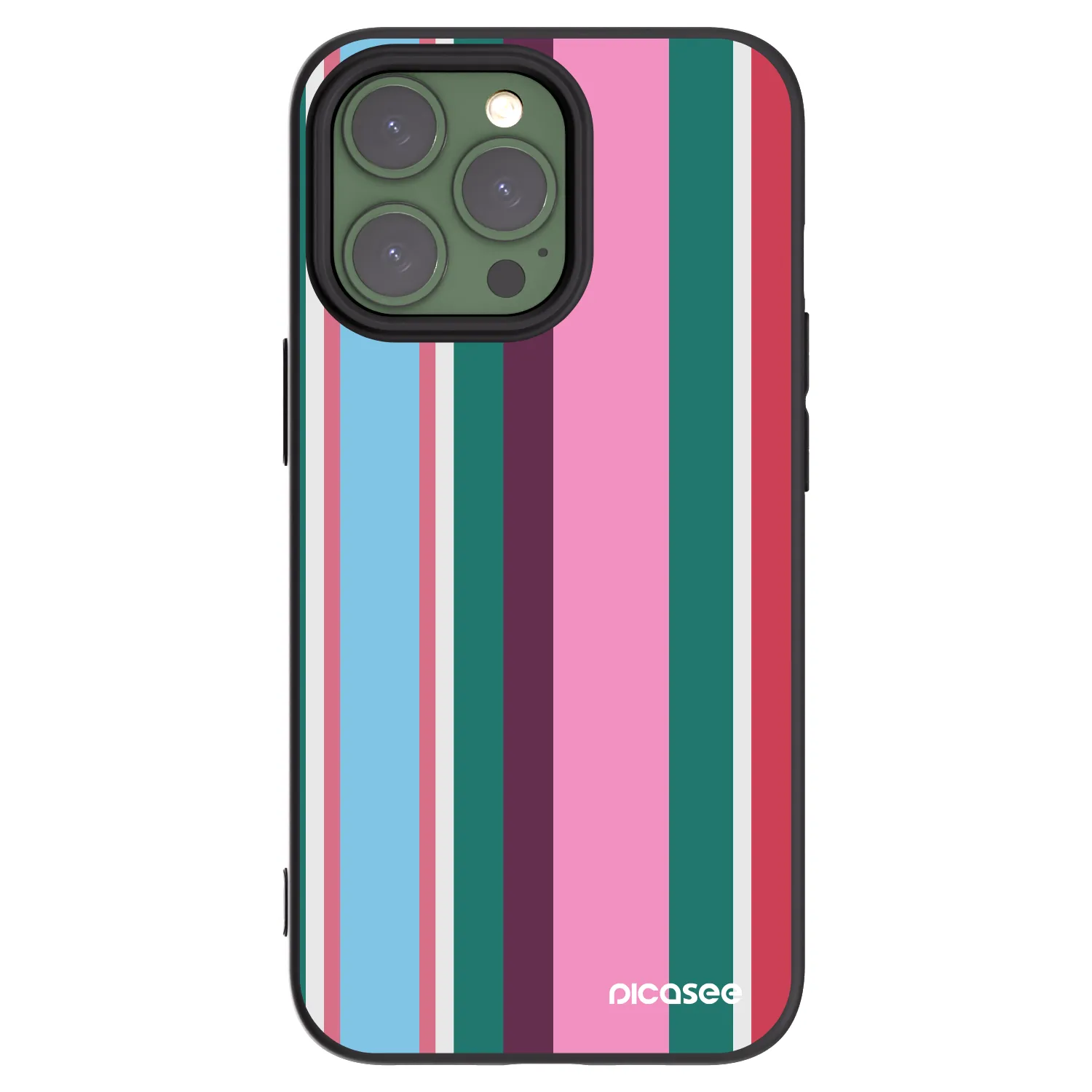 Picasee crna silikonska maskica za Apple iPhone 13 Pro - Cabana club