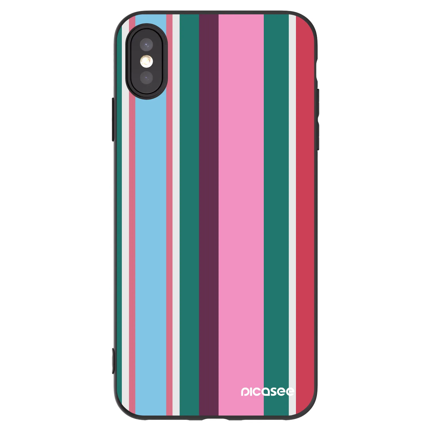 Picasee crna silikonska maskica za Apple iPhone XS Max - Cabana club