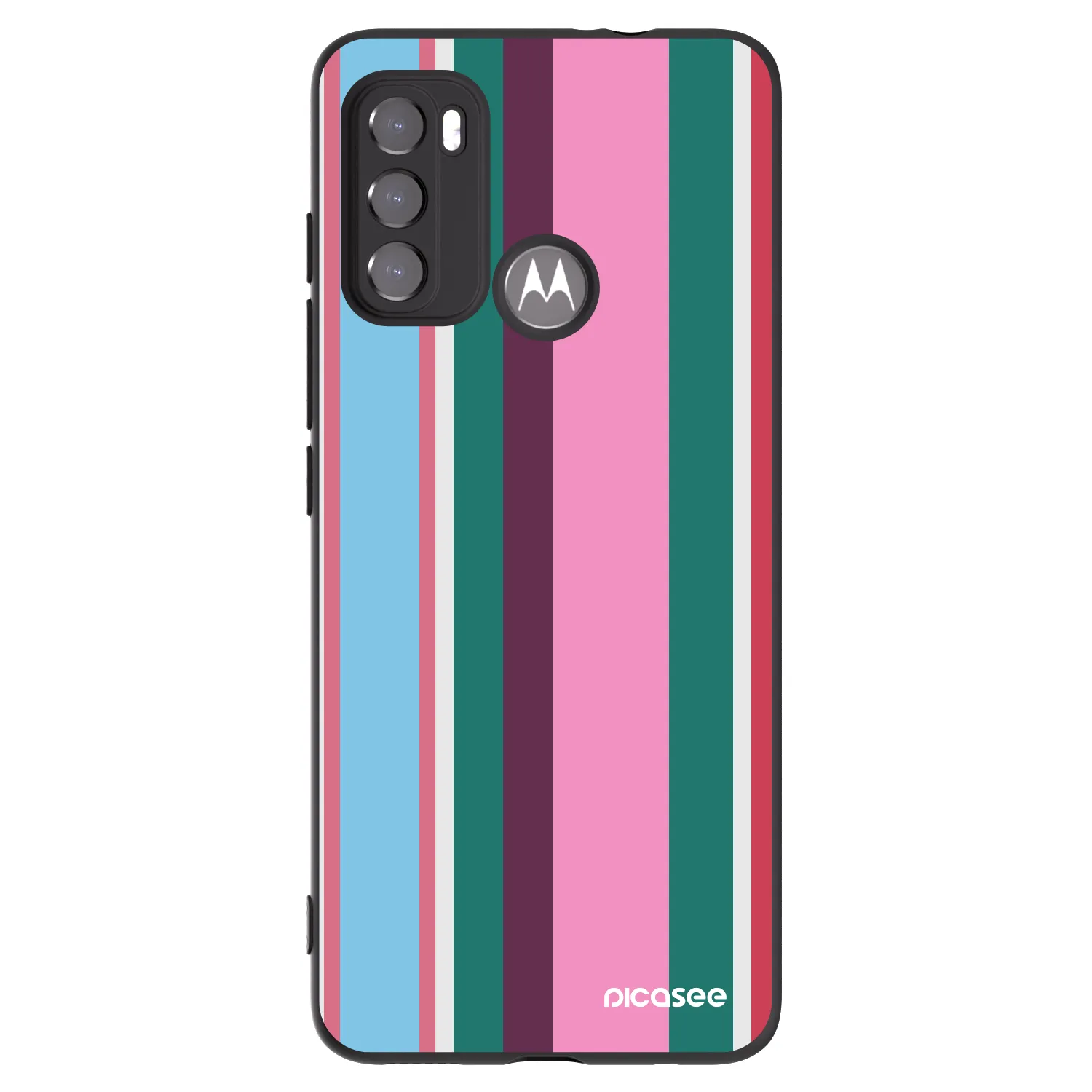 Picasee crna silikonska maskica za Motorola Moto G60 - Cabana club
