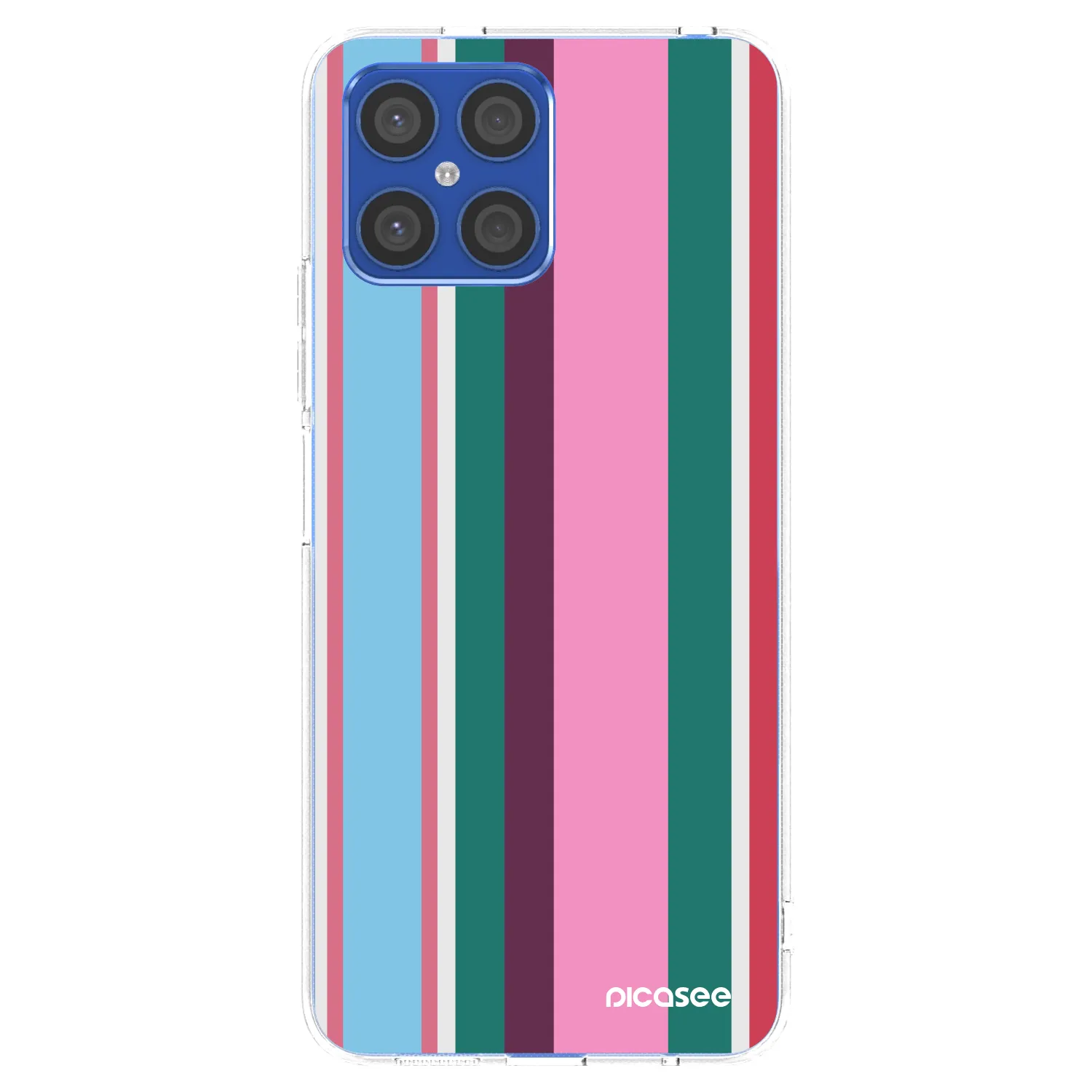 Picasee silikonska prozirna maskica za Honor X8 4G - Cabana club