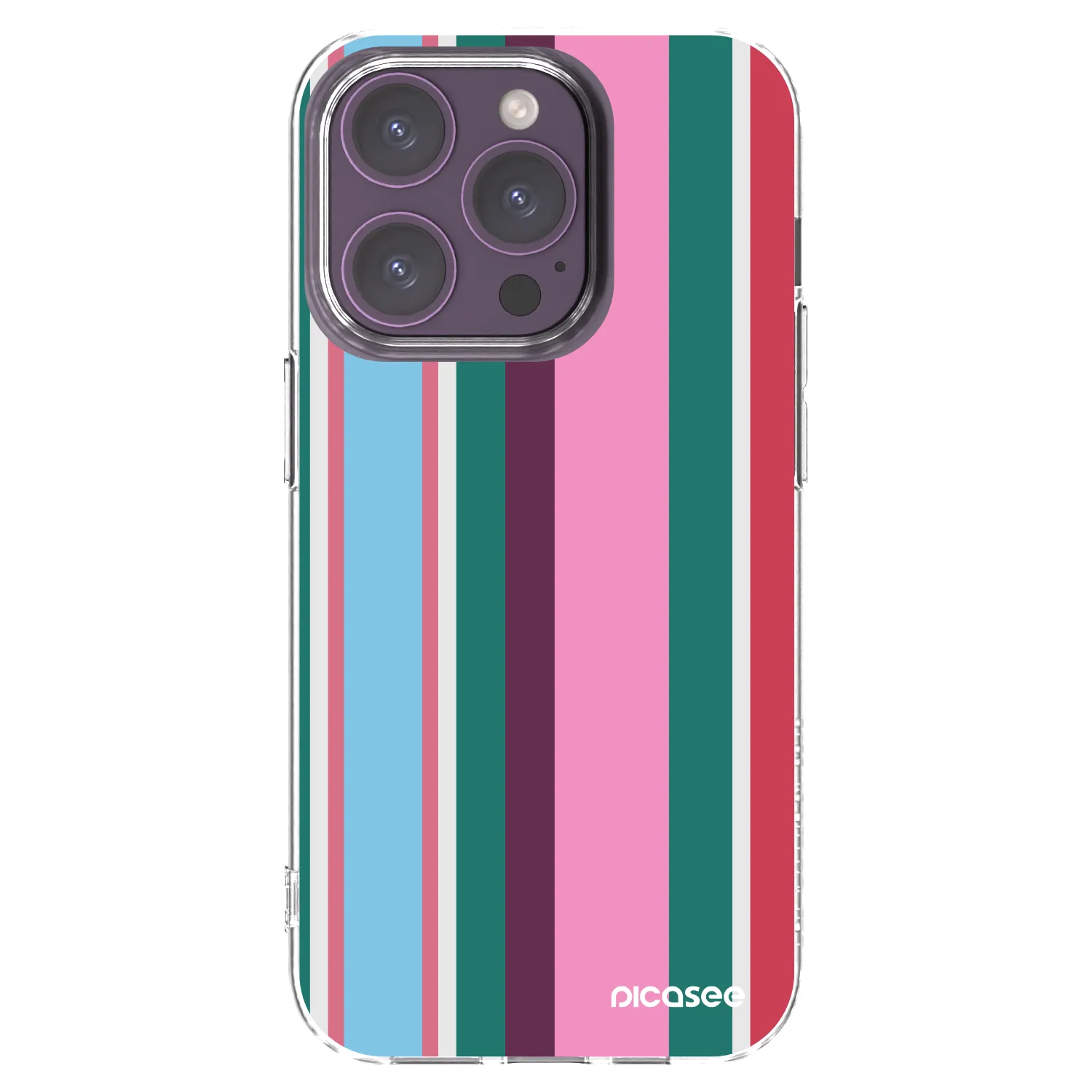 Picasee silikonska prozirna maskica za Apple iPhone 14 Pro - Cabana club