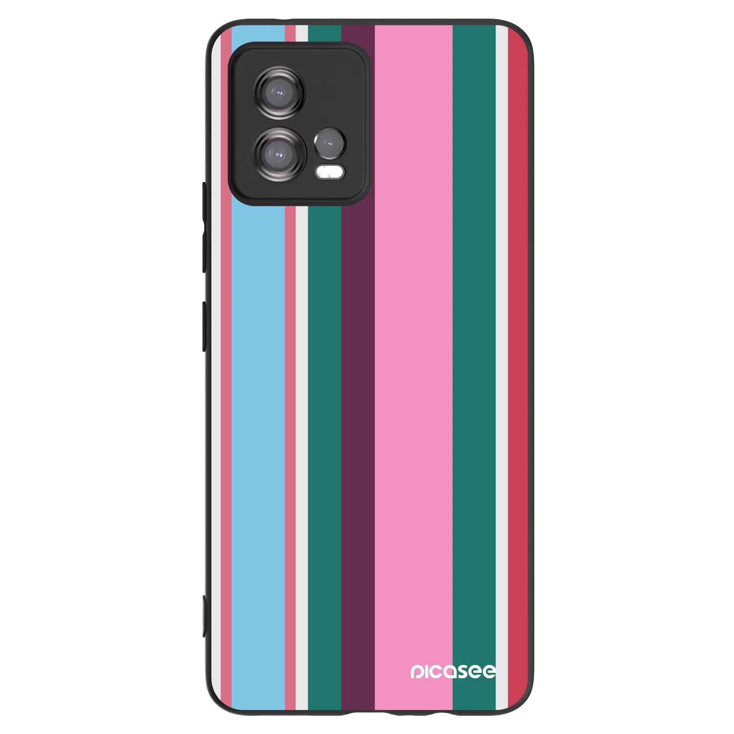 Picasee crna silikonska maskica za Motorola Moto G72 - Cabana club