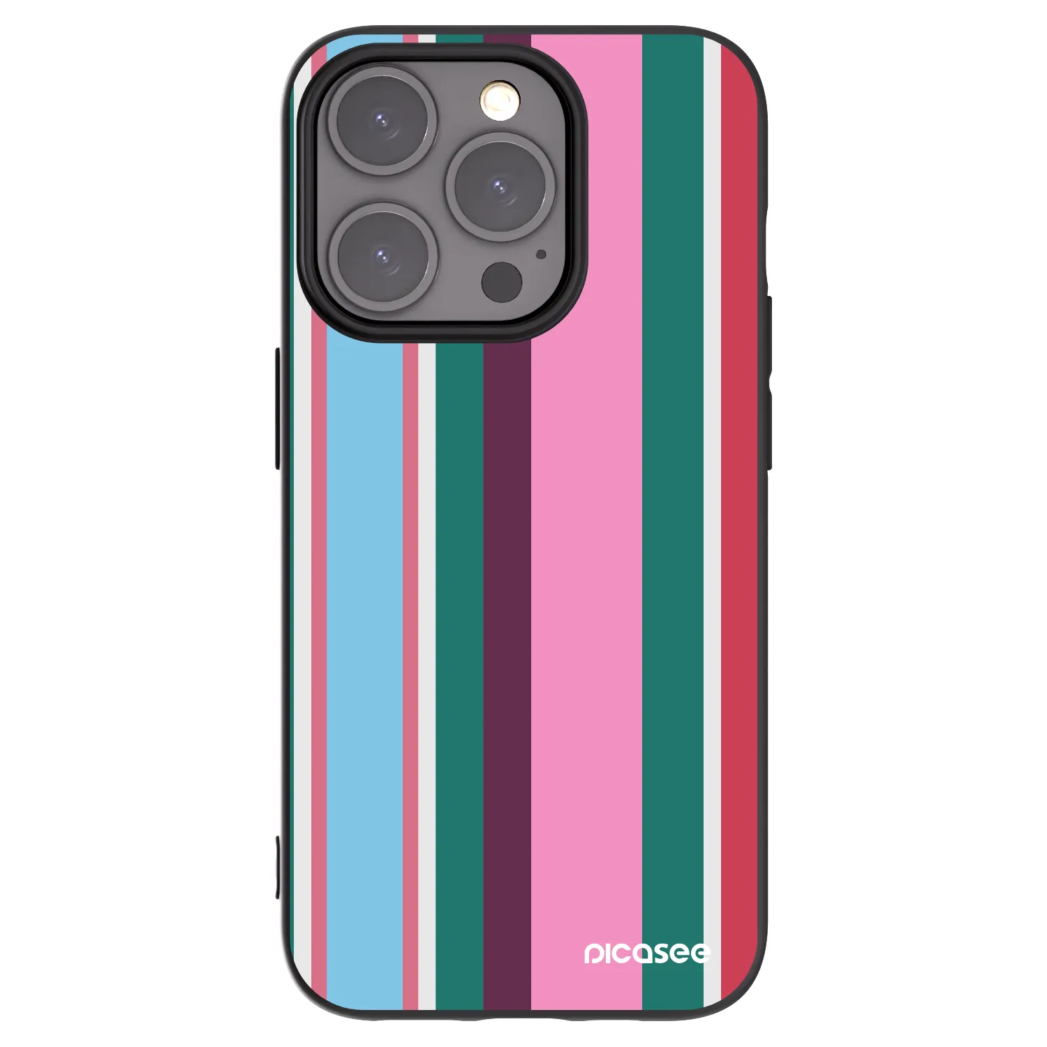 Picasee crna silikonska maskica za Apple iPhone 15 Pro - Cabana club