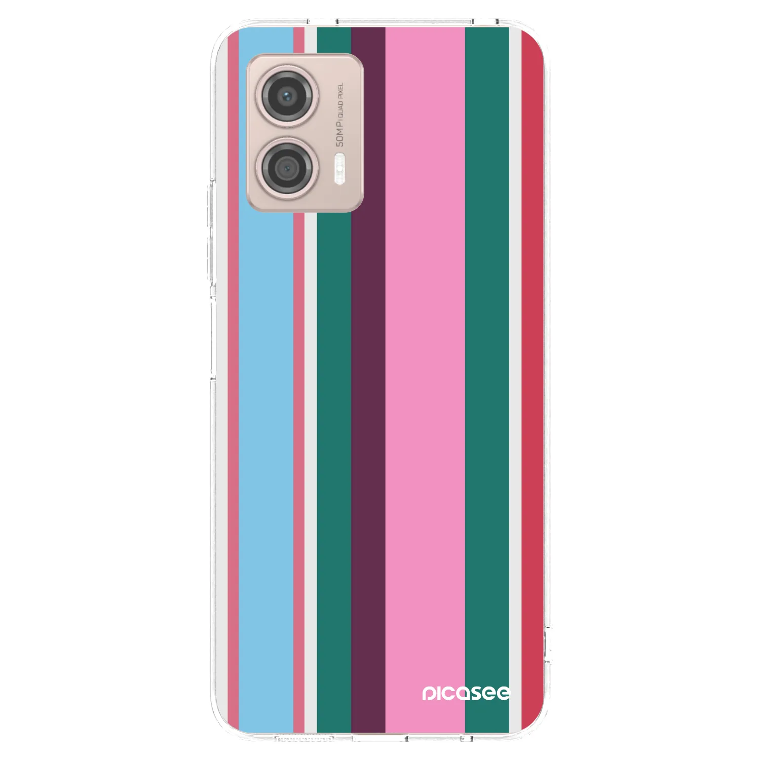Picasee silikonska prozirna maskica za Motorola Moto G53 5G - Cabana club