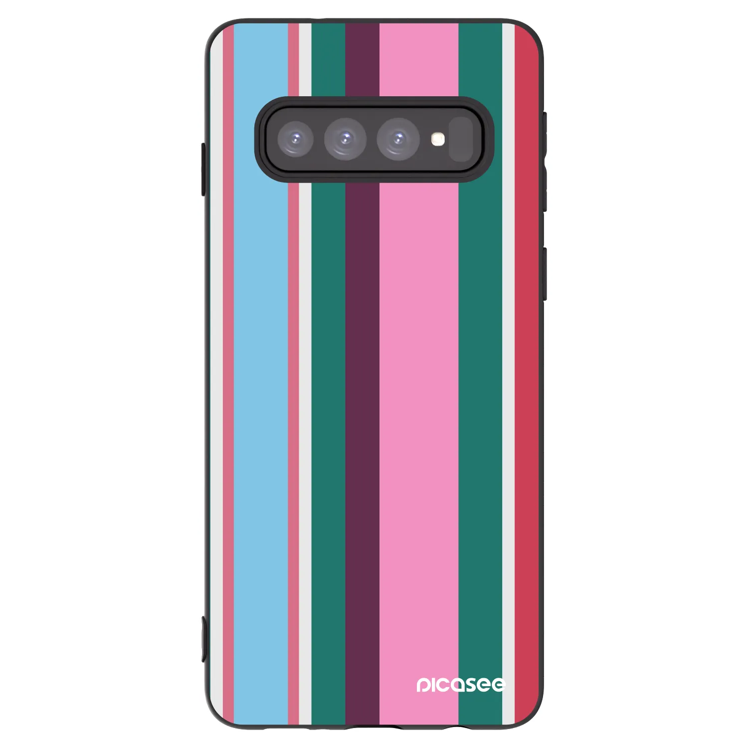 Picasee crna silikonska maskica za Samsung Galaxy S10 G973 - Cabana club
