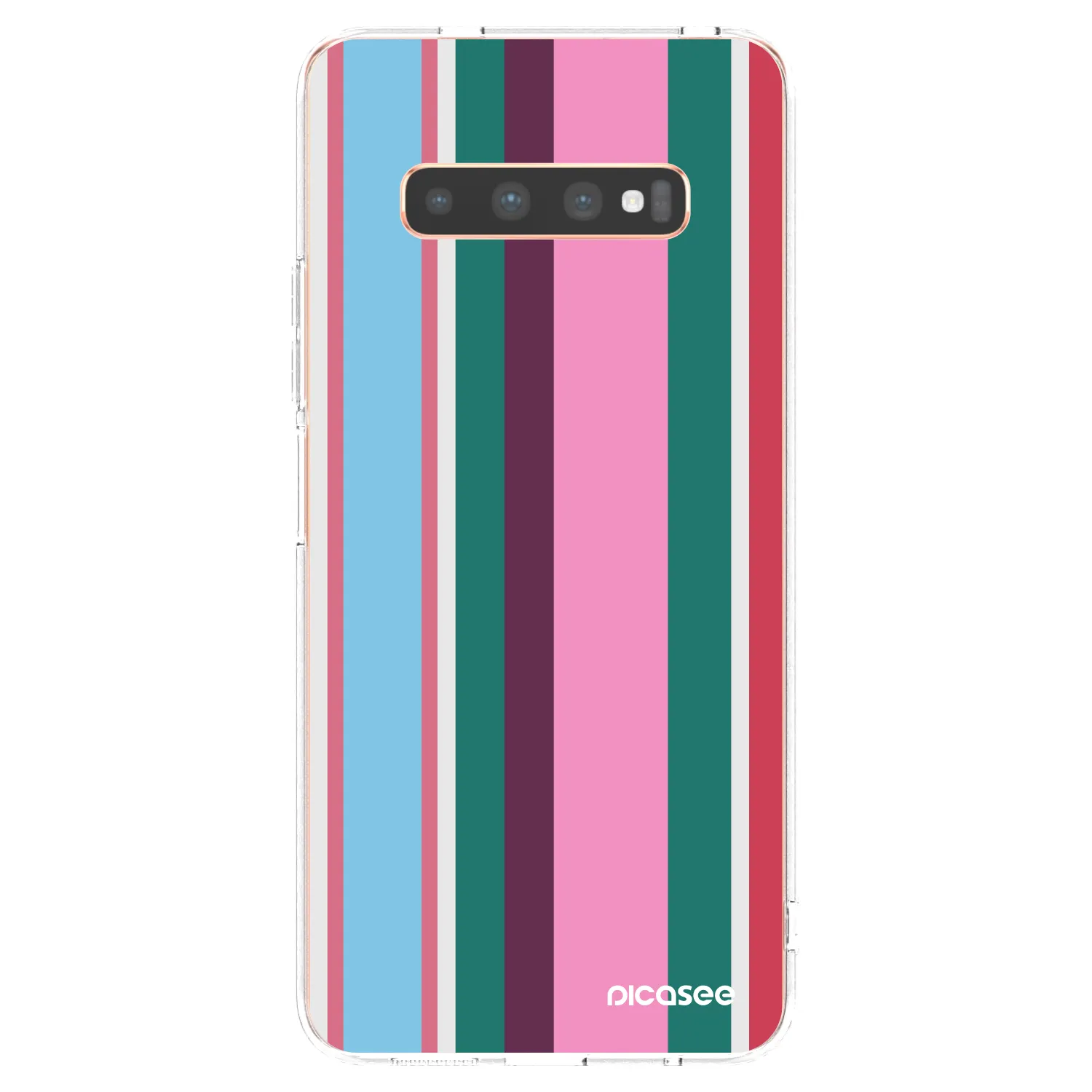 Picasee silikonska prozirna maskica za Samsung Galaxy S10 Plus G975 - Cabana club