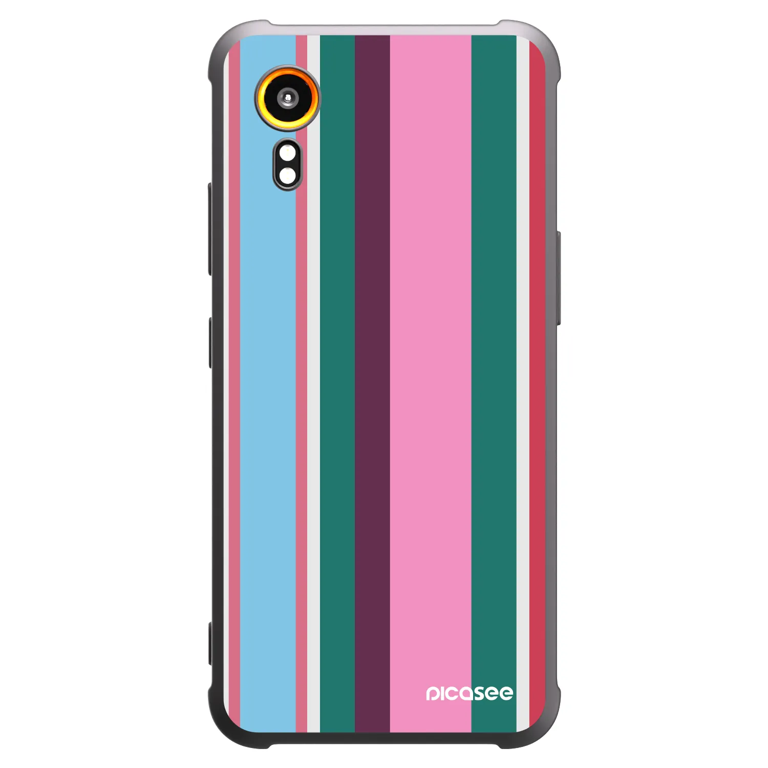 Picasee crna silikonska maskica za Samsung Galaxy Xcover 7 - Cabana club