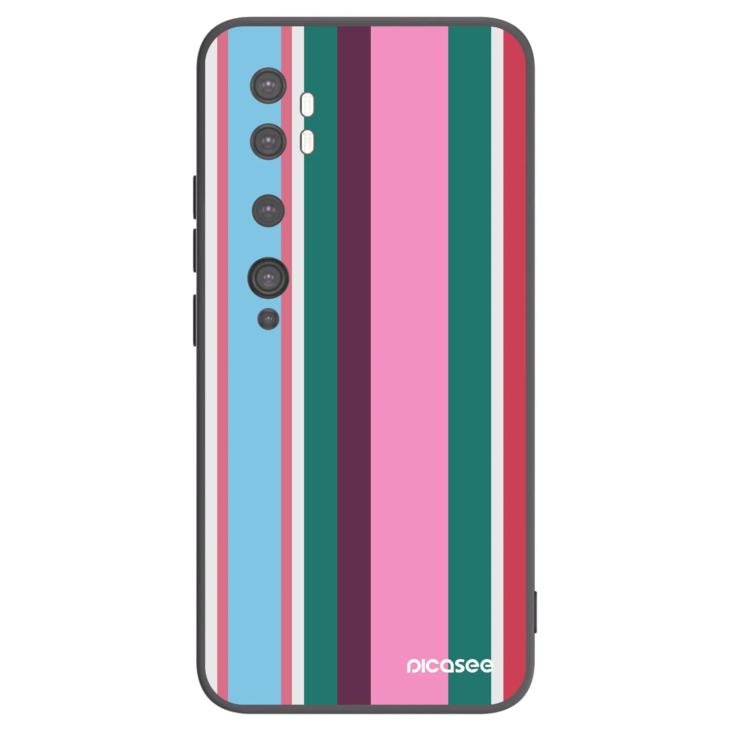 Picasee crna silikonska maskica za Xiaomi Mi Note 10 (Pro) - Cabana club