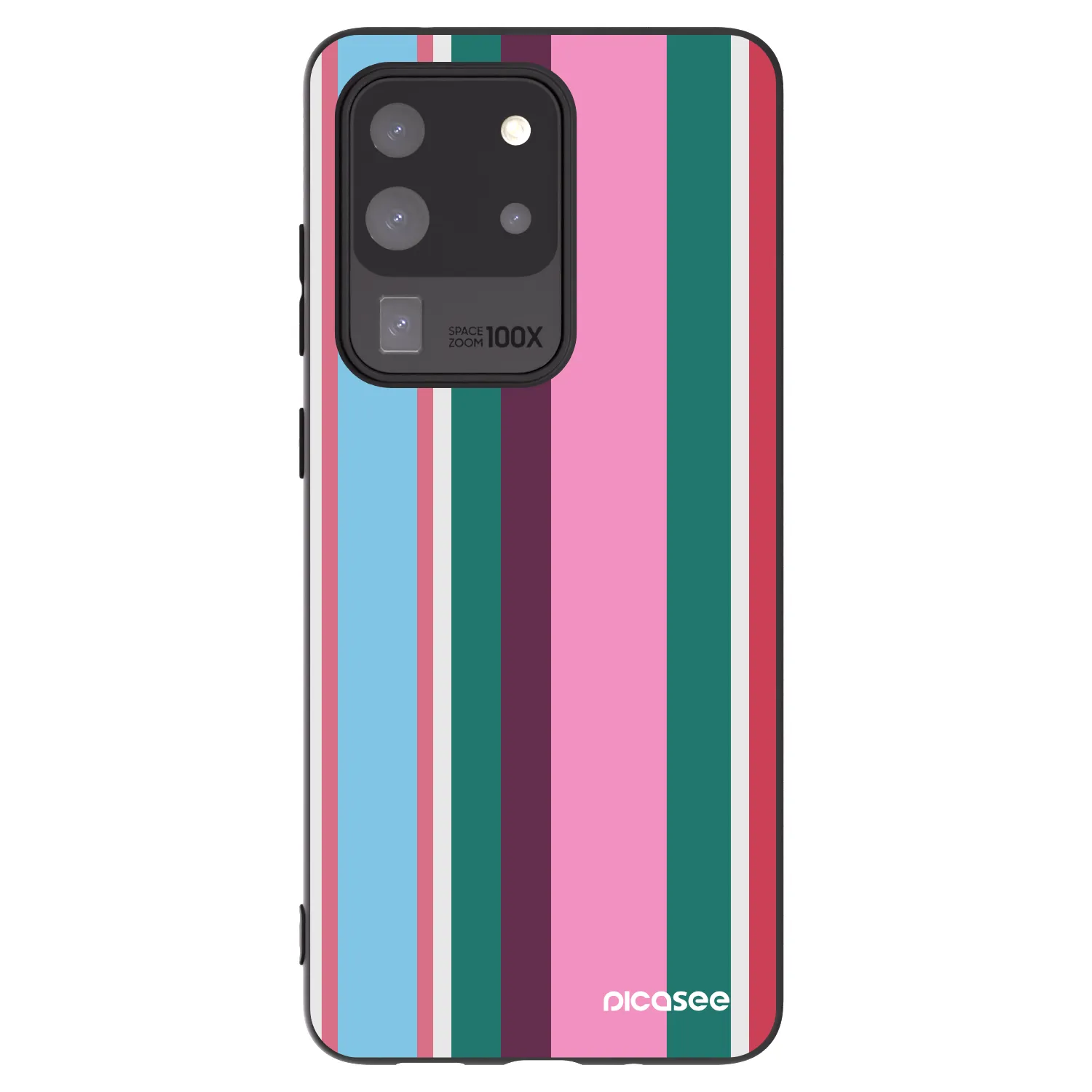 Picasee crna silikonska maskica za Samsung Galaxy S20 Ultra 5G G988F - Cabana club