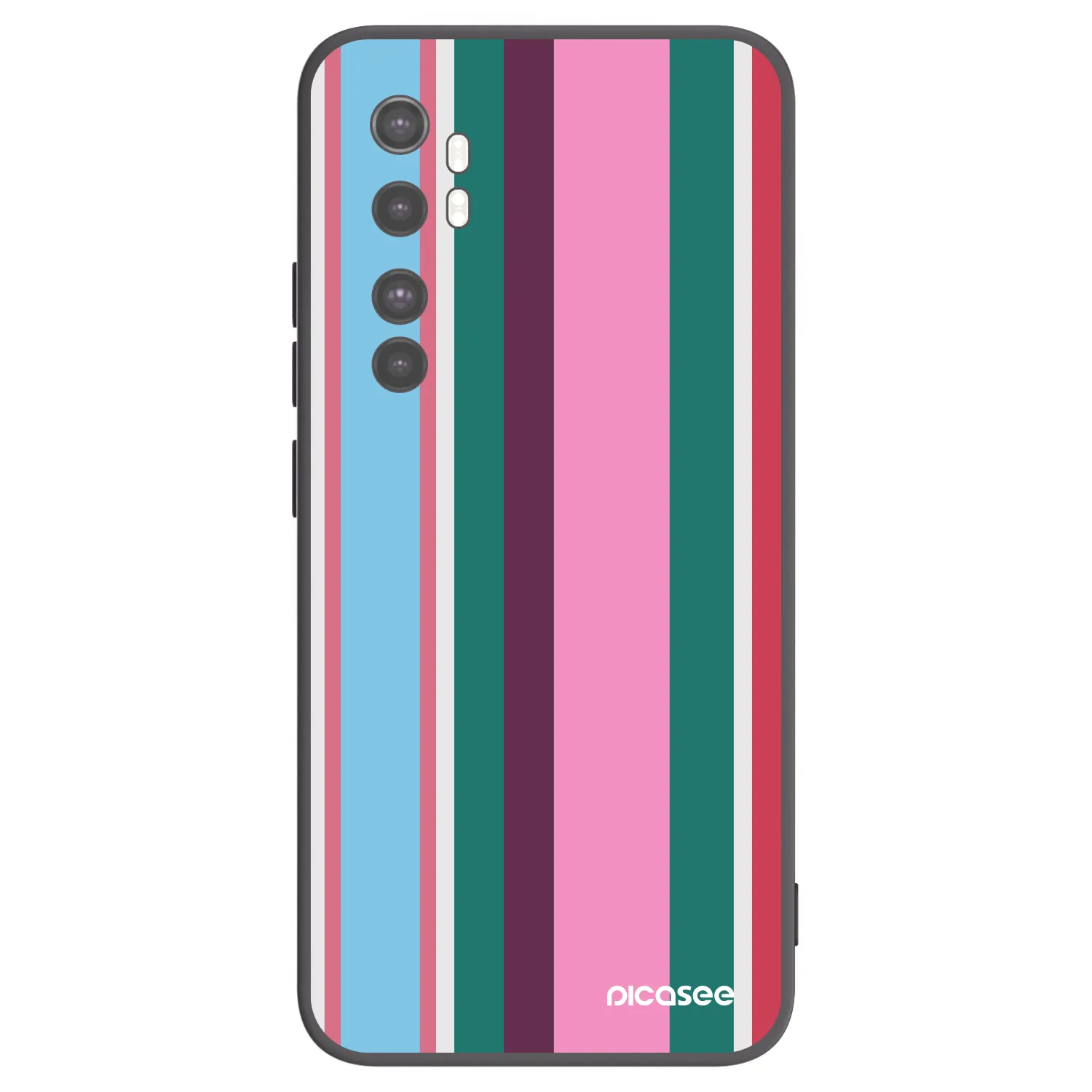 Picasee crna silikonska maskica za Xiaomi Mi Note 10 Lite - Cabana club