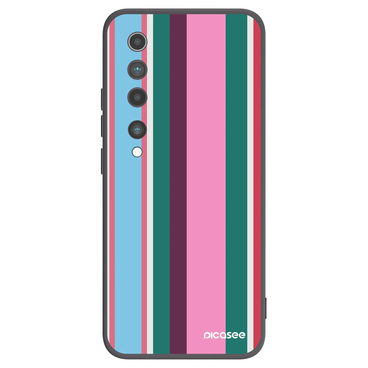 Picasee crna silikonska maskica za Xiaomi Mi 10 - Cabana club