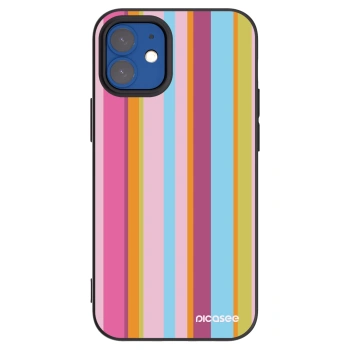Picasee crna silikonska maskica za Apple iPhone 12 mini - Golden hour